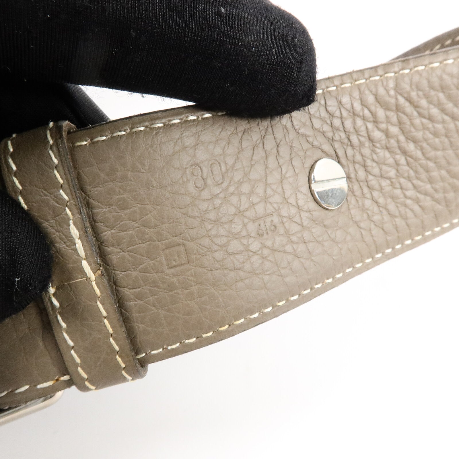 HERMES Clemence皮革Constance Belt皮帶