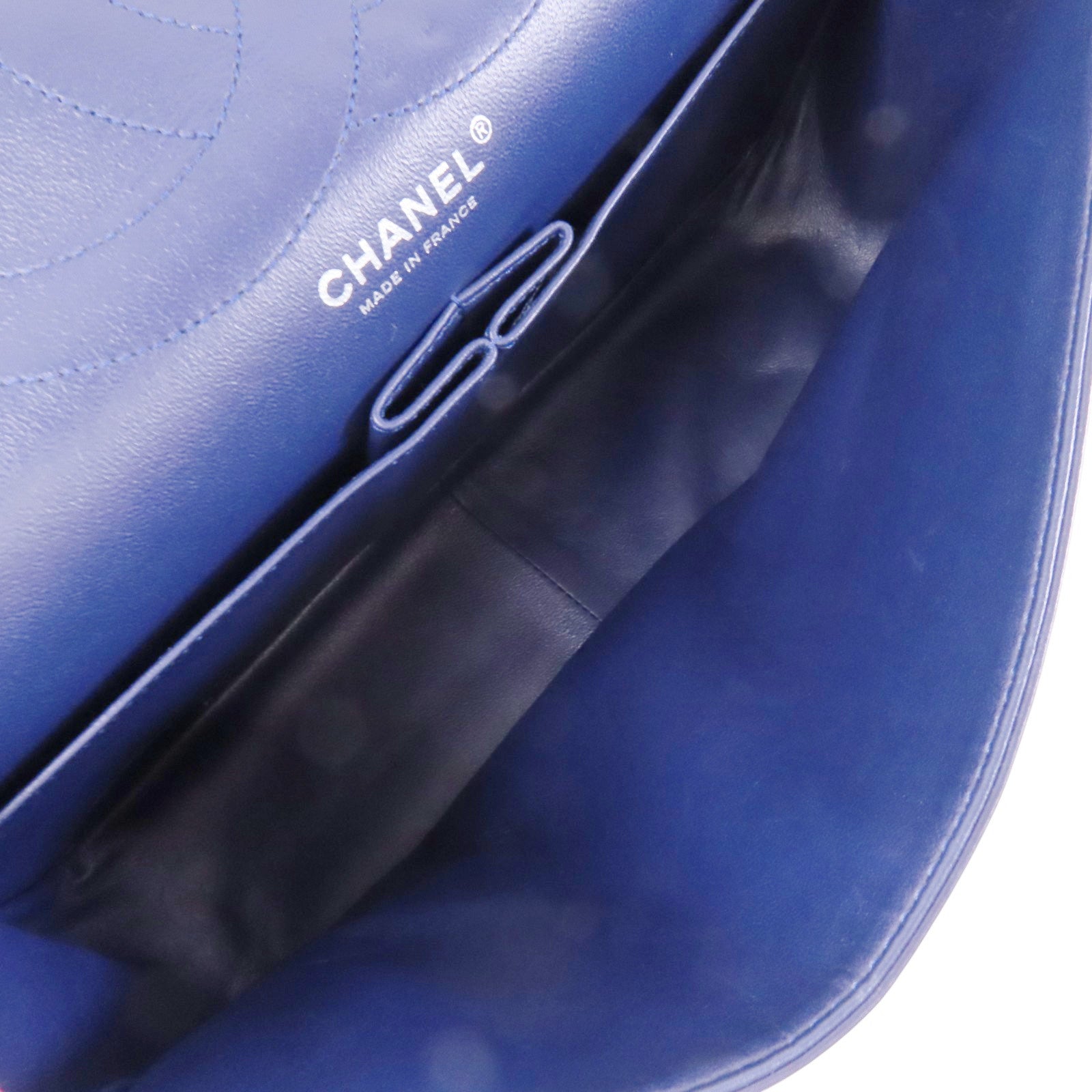 CHANEL 【激減優惠】牛皮皮革2.55銀扣鏈帶肩背袋