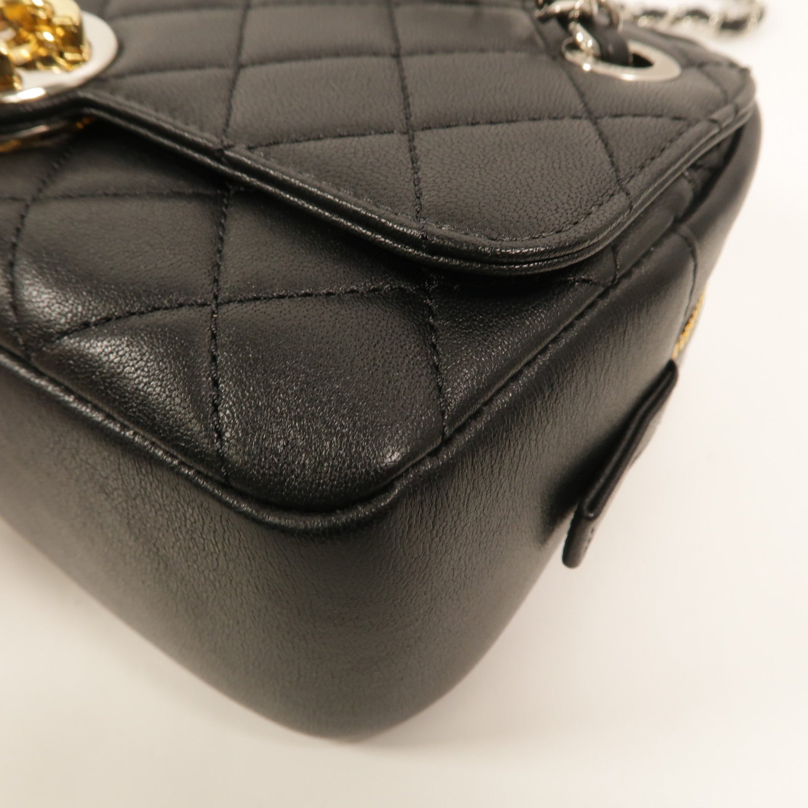 CHANEL 牛皮皮革Shoulder Bag鏈帶肩背袋