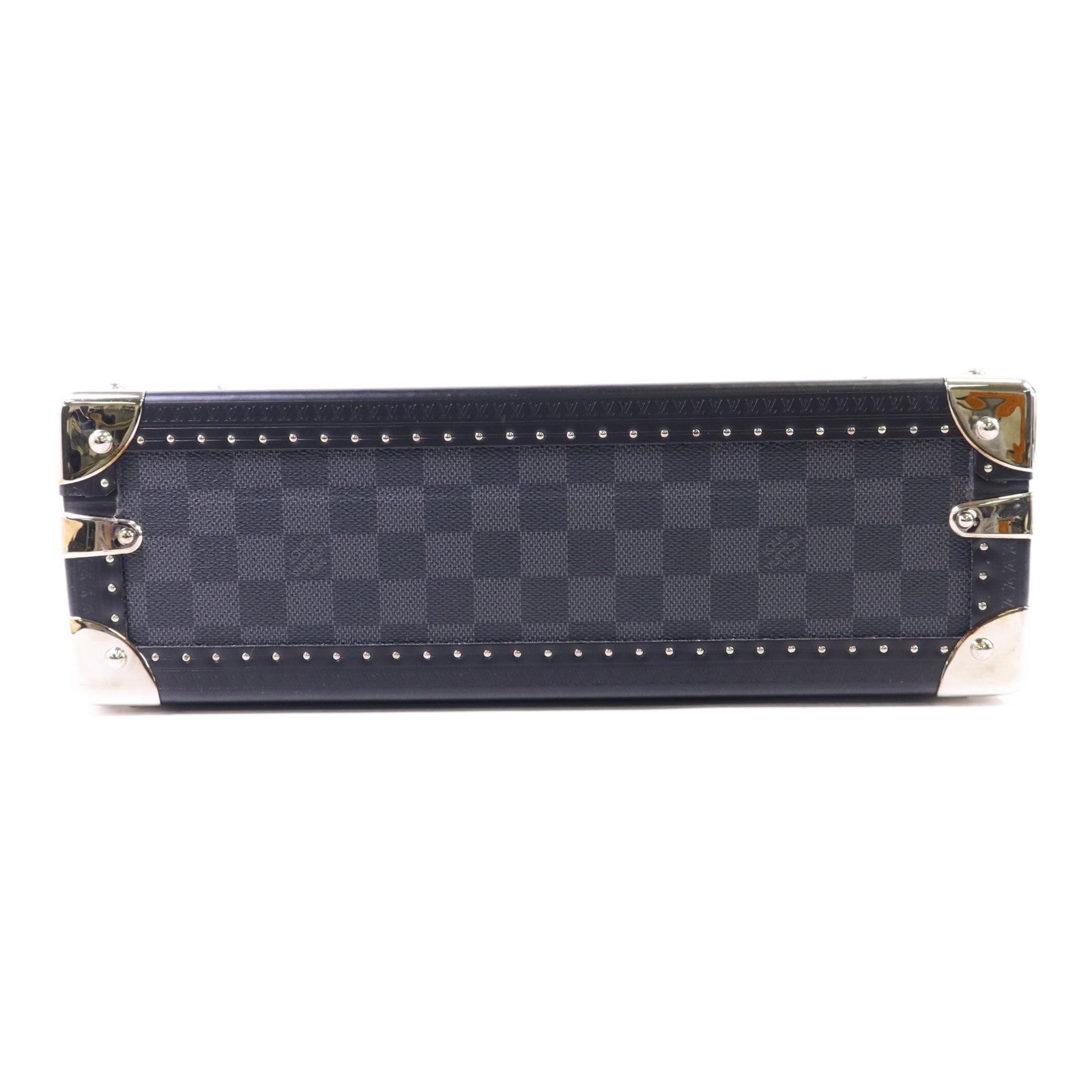 LOUIS VUITTON Damier Graphite Coffret 8 Montres銀扣手錶收納盒