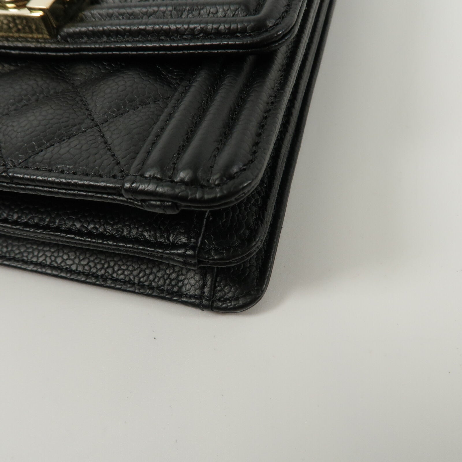 CHANEL 牛皮皮革North Souuth Boy鏈帶肩背袋