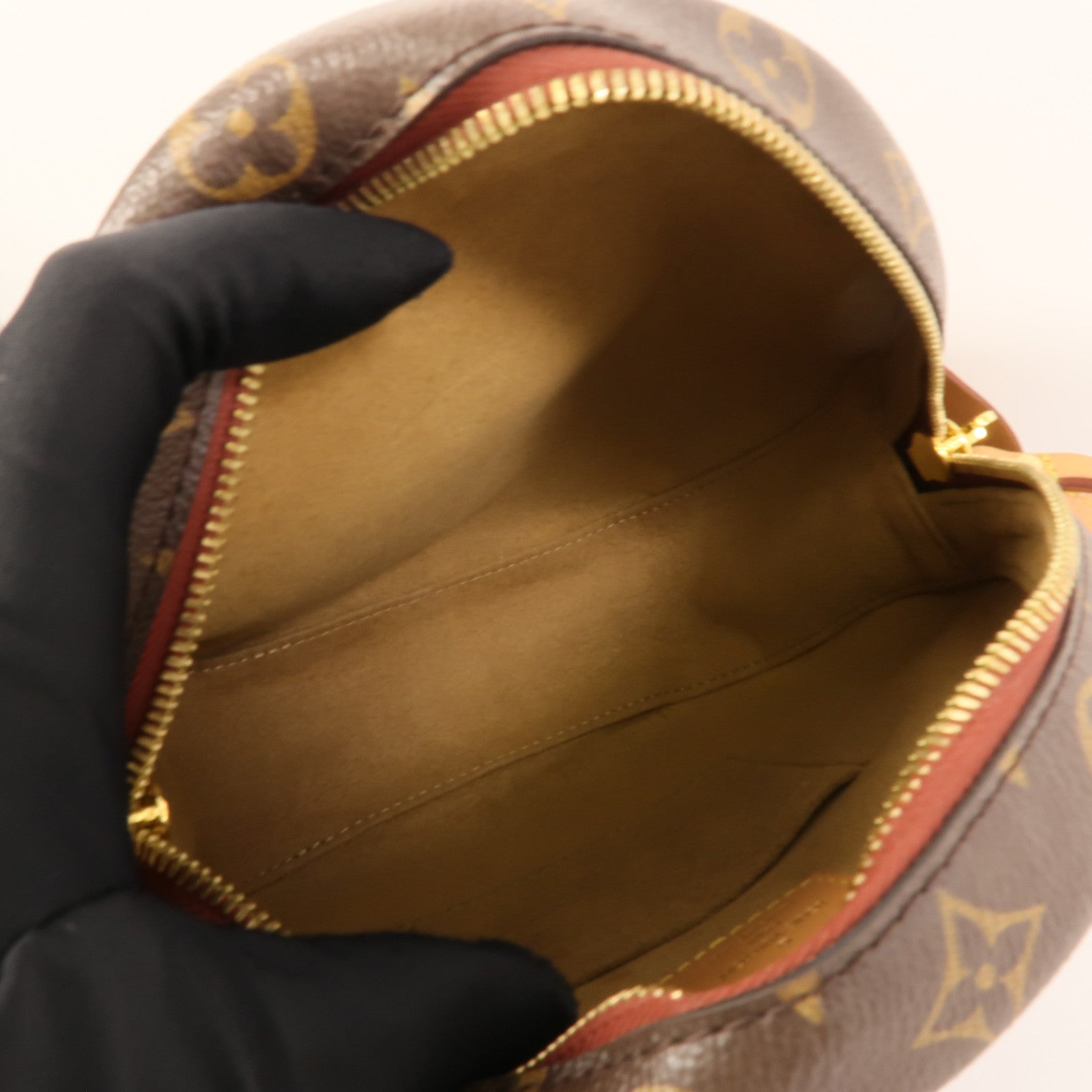 LOUIS VUITTON Monogram Empreinte Vavin PM金扣肩背袋深藍色