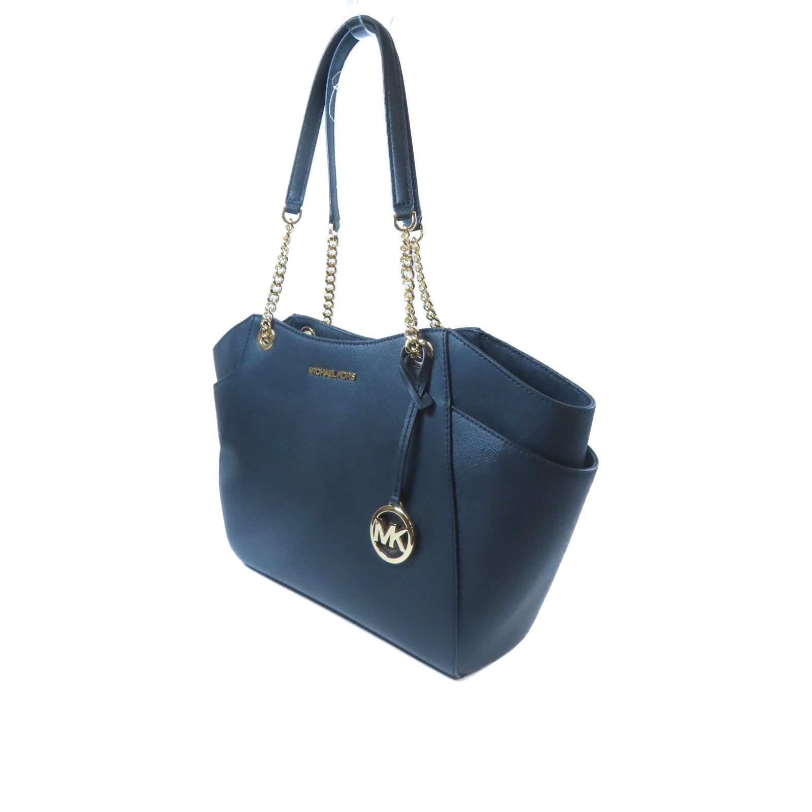 Michael Kors 【激減優惠】牛皮皮革Tote Bag金扣手挽袋黑色