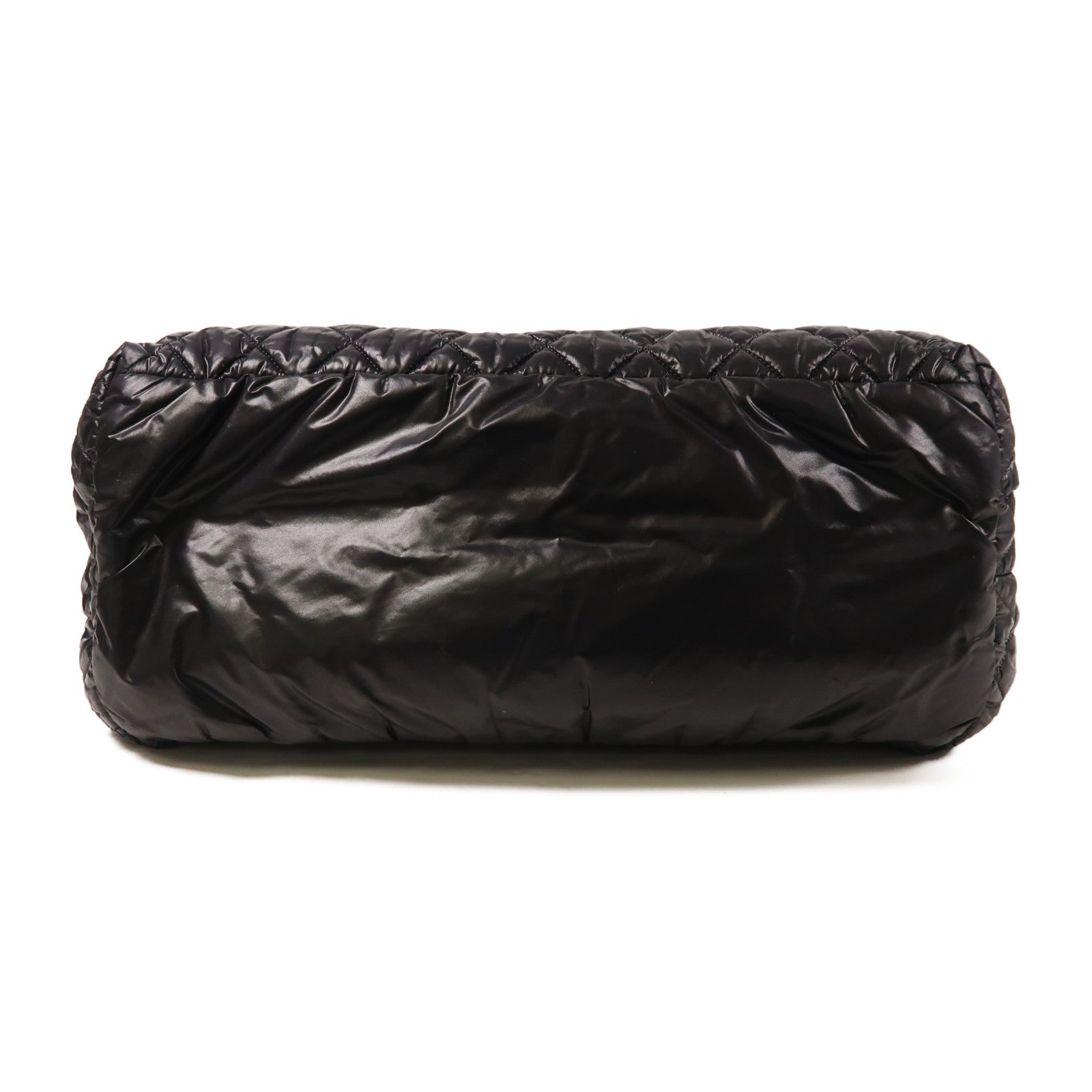 CHANEL 尼龍Coco Cocoon銀扣肩背袋