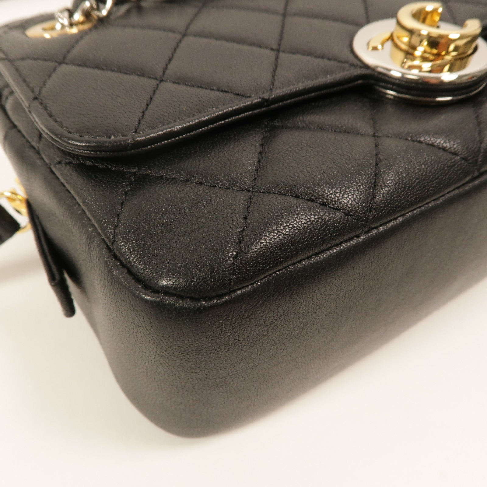 CHANEL 牛皮皮革Shoulder Bag鏈帶肩背袋
