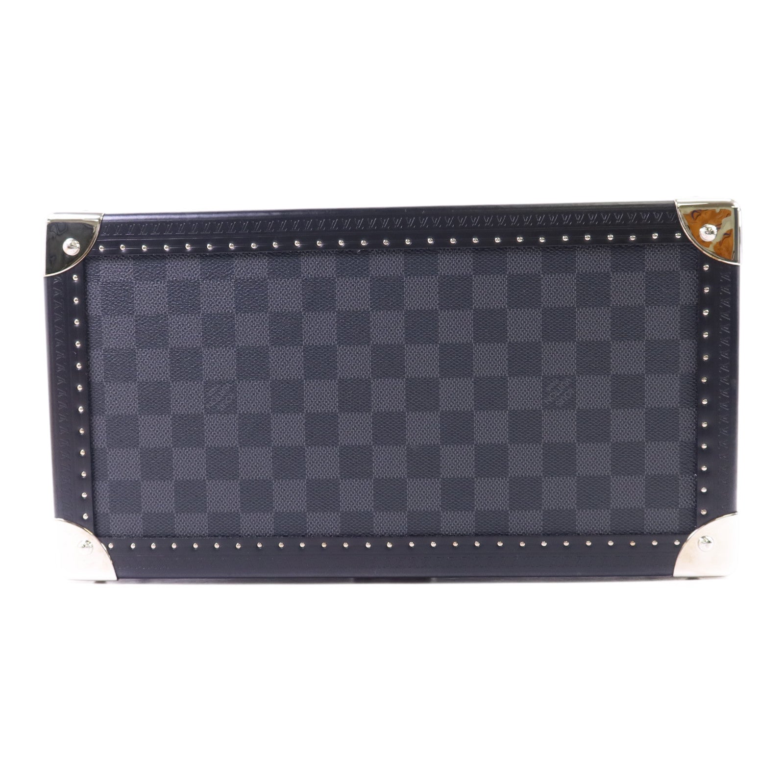 LOUIS VUITTON Damier Graphite Coffret 8 Montres銀扣手錶收納盒