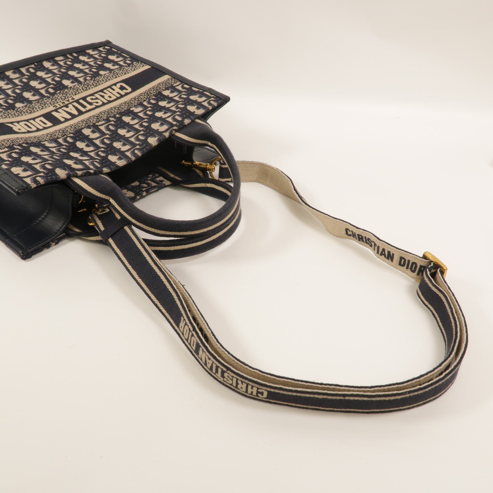 Dior 帆布Book Tote Small手挽肩背兩用袋