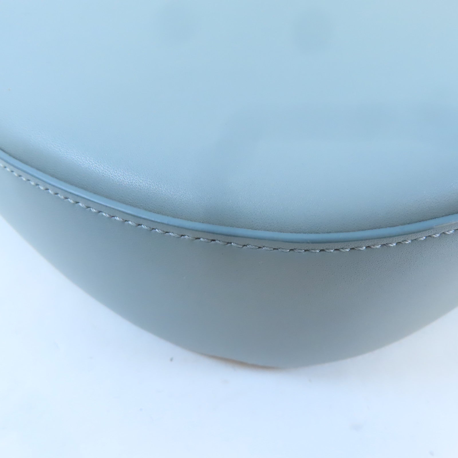 LOEWE GHW Luna Bag Shoulder Handbag Calfskin Leather Gray