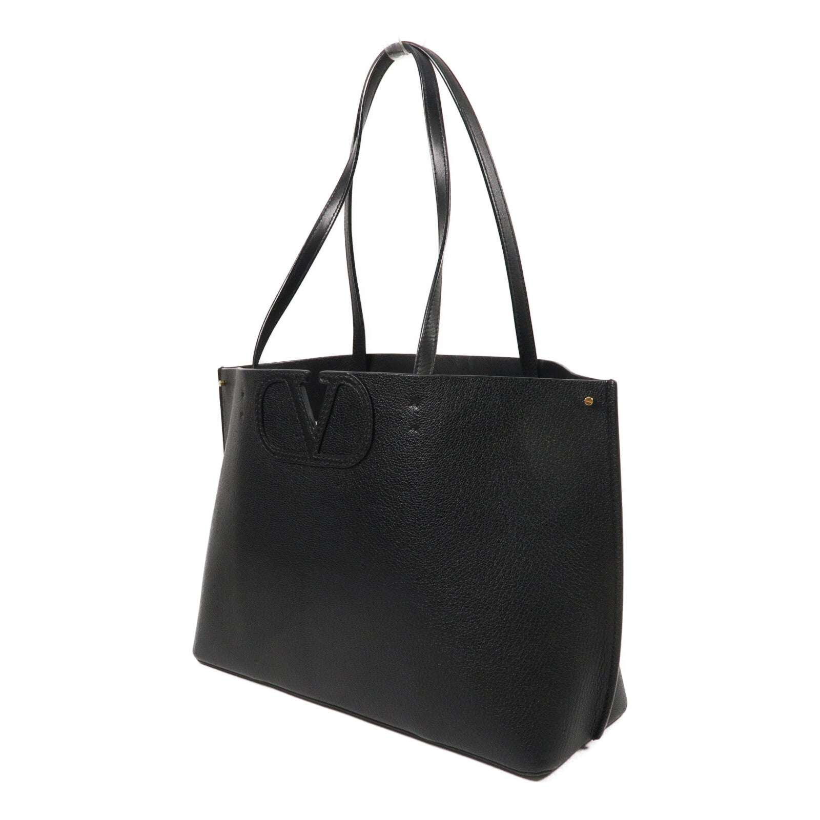Valentino 牛皮皮革V Logo Fillme手挽袋