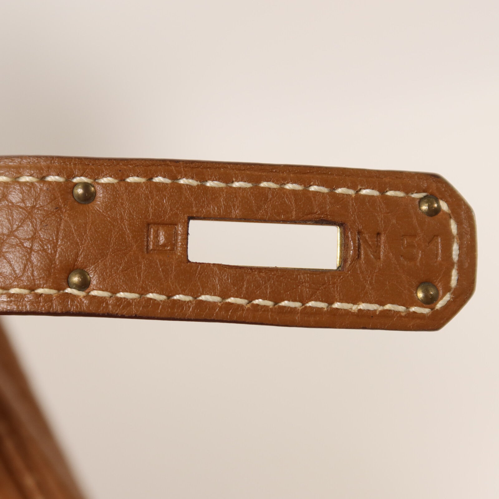 HERMES Togo皮革Kelly 35手挽肩背兩用袋Gold