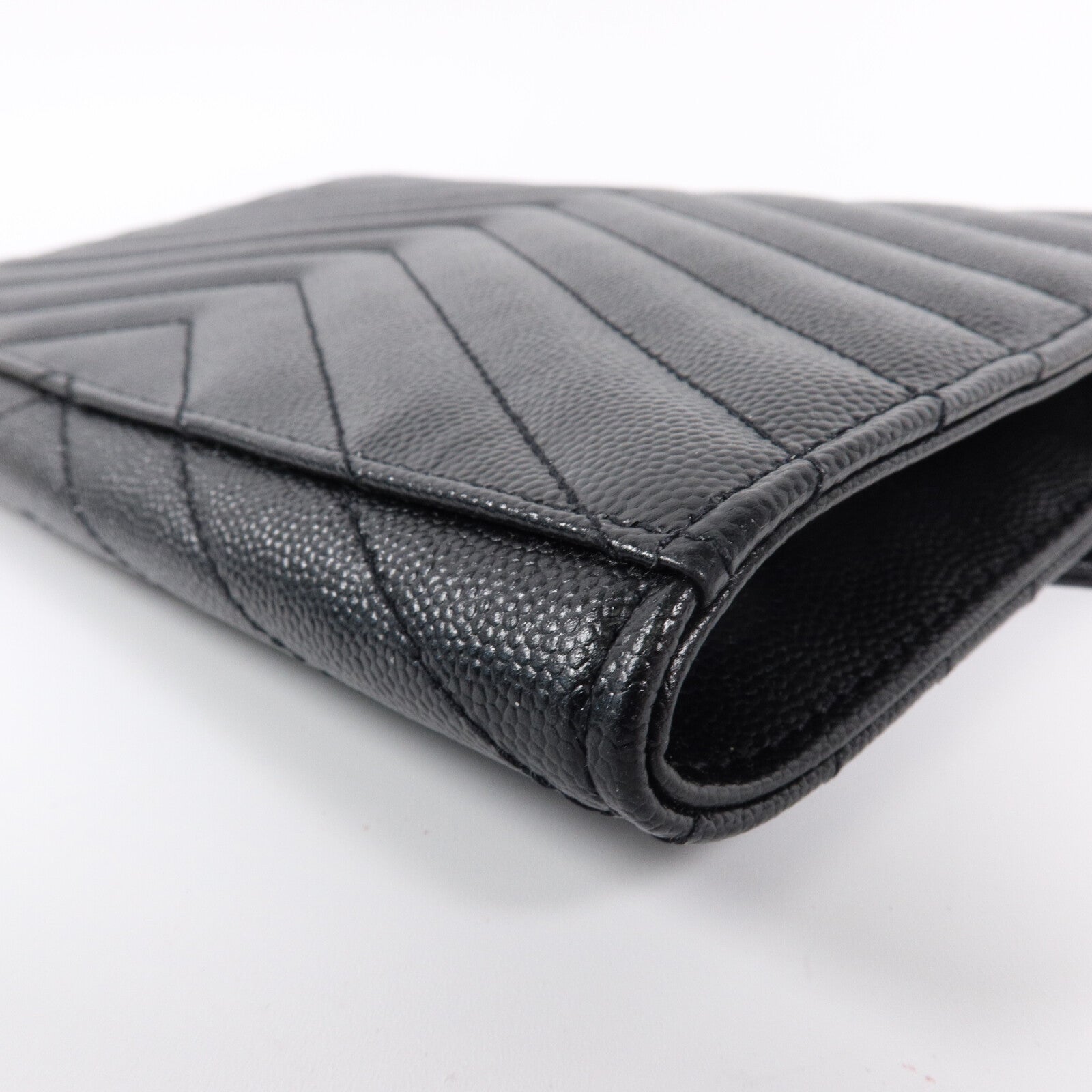 SAINT LAURENT 牛皮皮革Cassandre flap pouch手拿包
