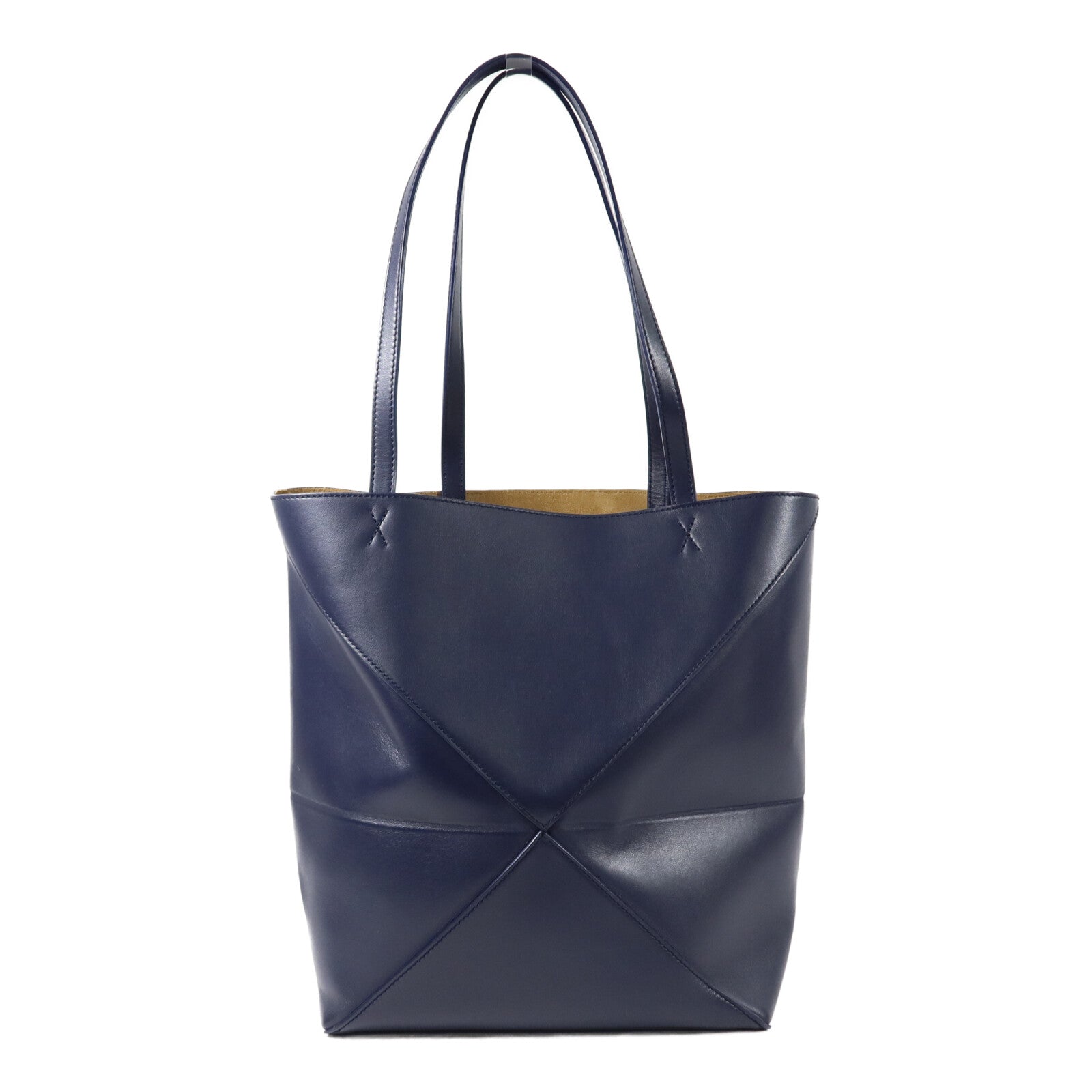 LOEWE 牛皮皮革Puzzle Fold Medium手挽袋
