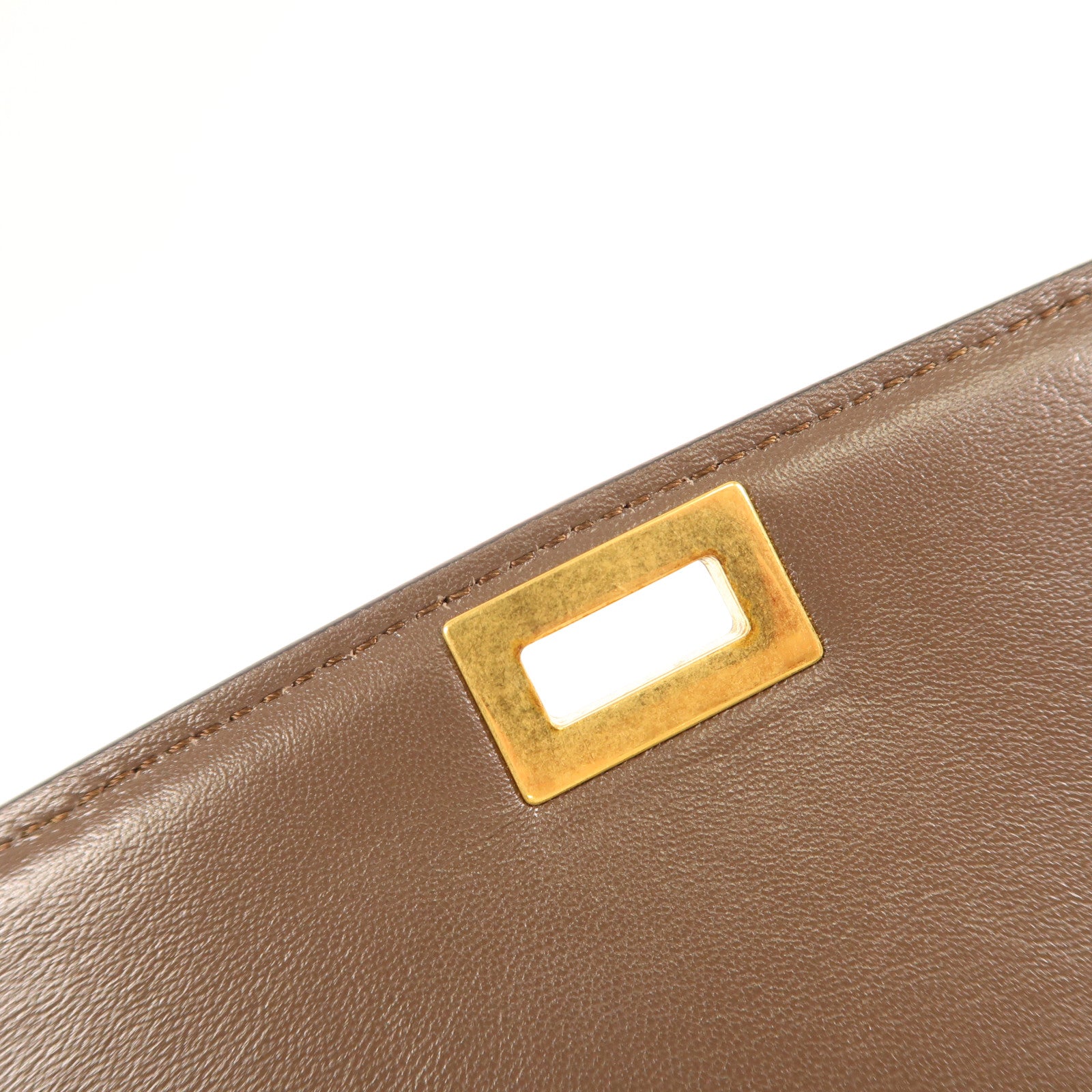 CELINE 蜥蝪皮革Classic Box金扣肩背袋