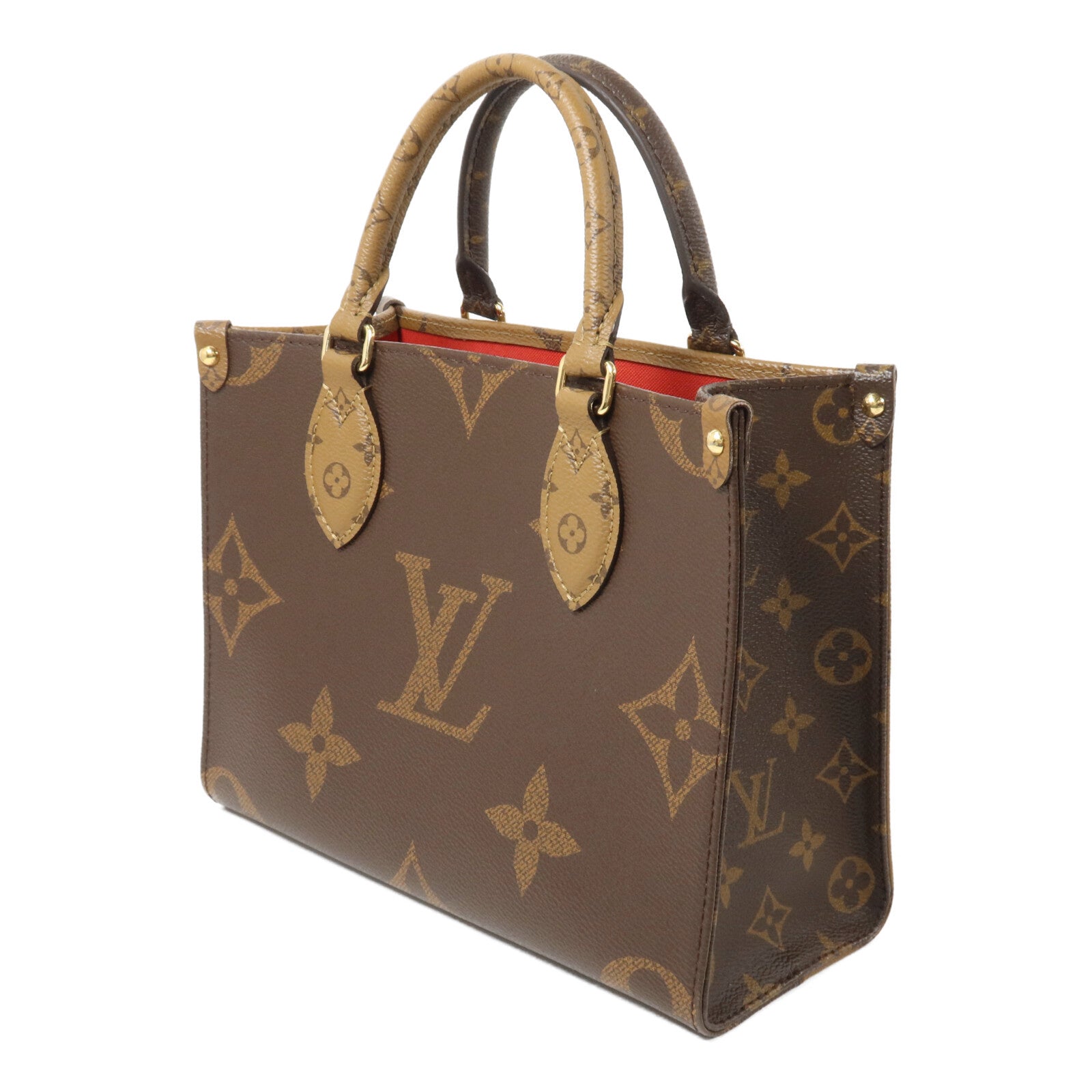 LOUIS VUITTON Monogram Giant On The Go PM手挽肩背兩用袋