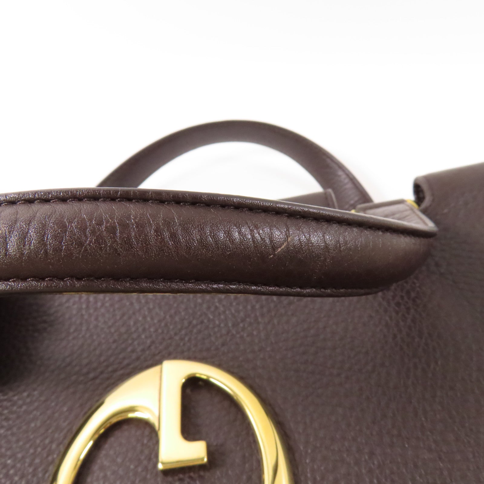 GUCCI 帆布/牛皮皮革Double G Boston Bag金扣波士頓包