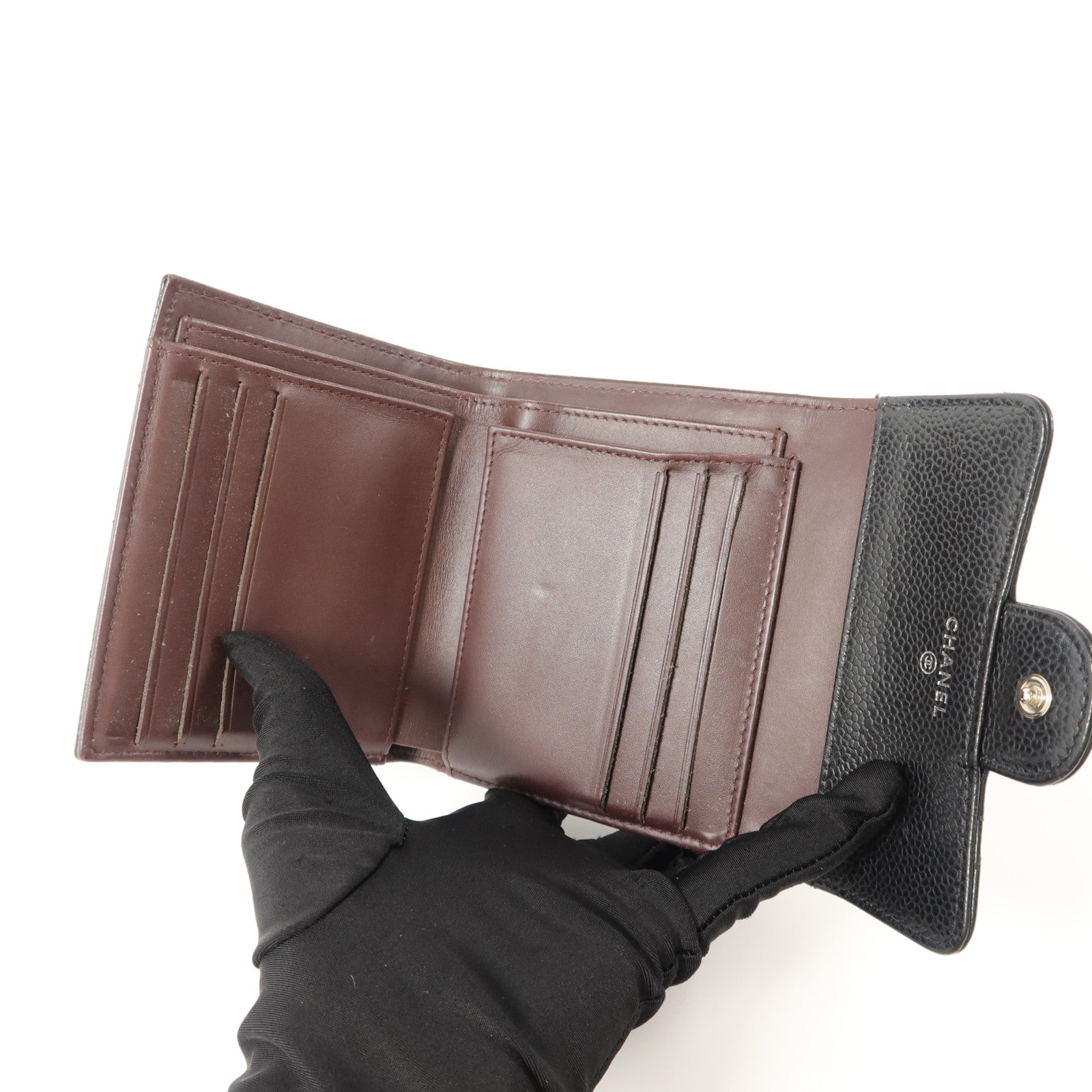 CHANEL 牛皮皮革Classic Small Flap Wallet錢包