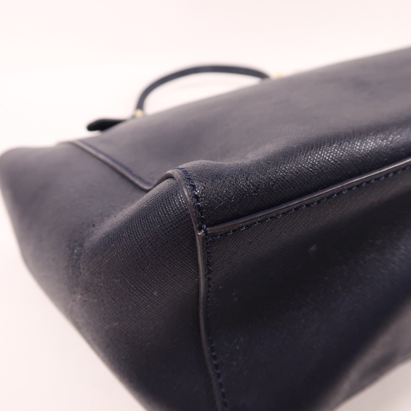 牛皮皮革Tote Bag金扣手挽肩背兩用袋