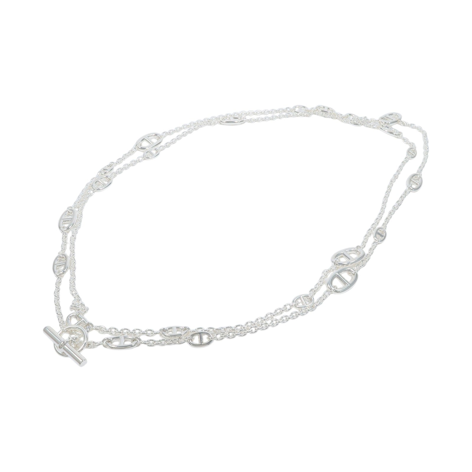 HERMES 925純銀Farandole Long Necklace 160cm項鍊