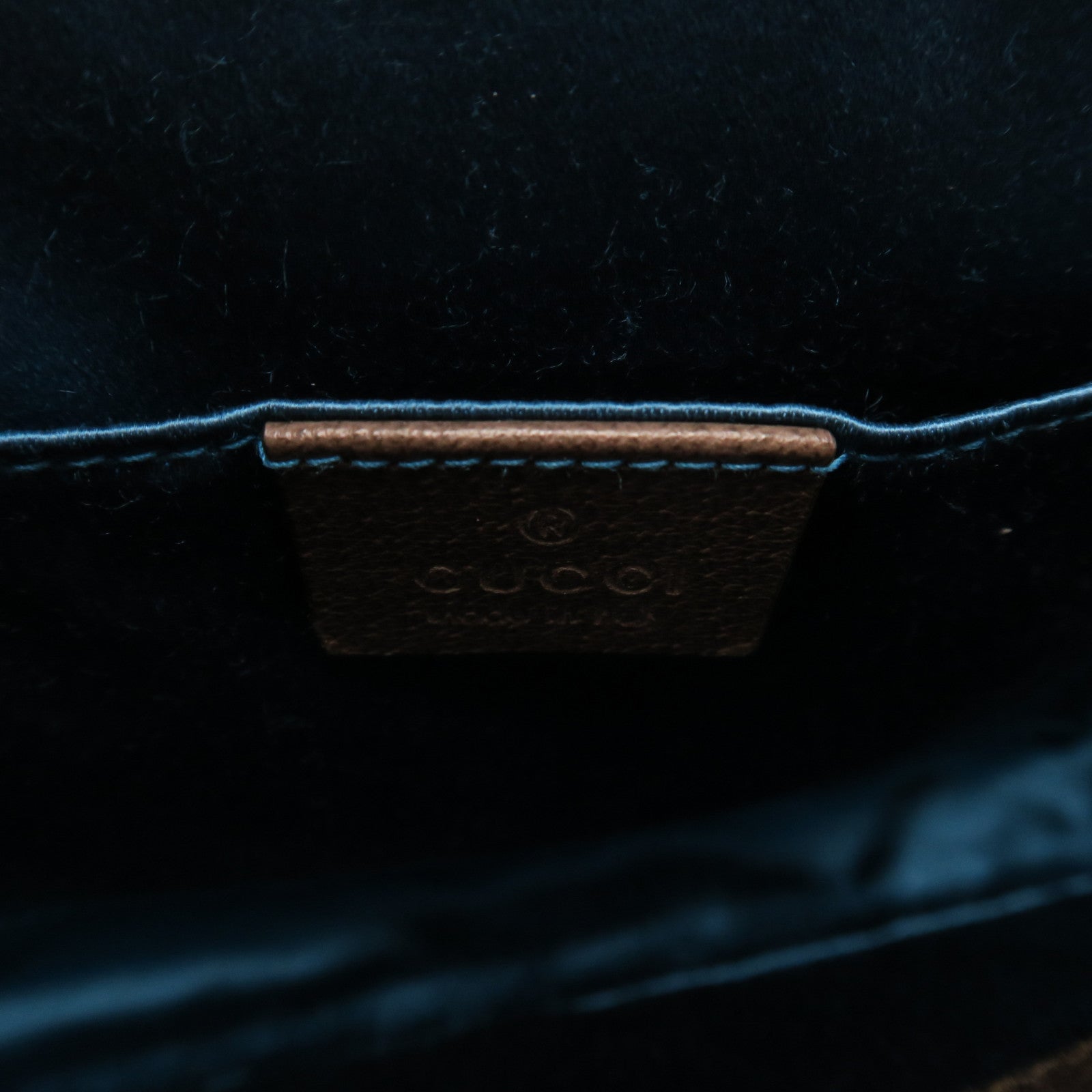 GUCCI 塗層帆布Ophidia金扣鏈帶肩背袋啡色