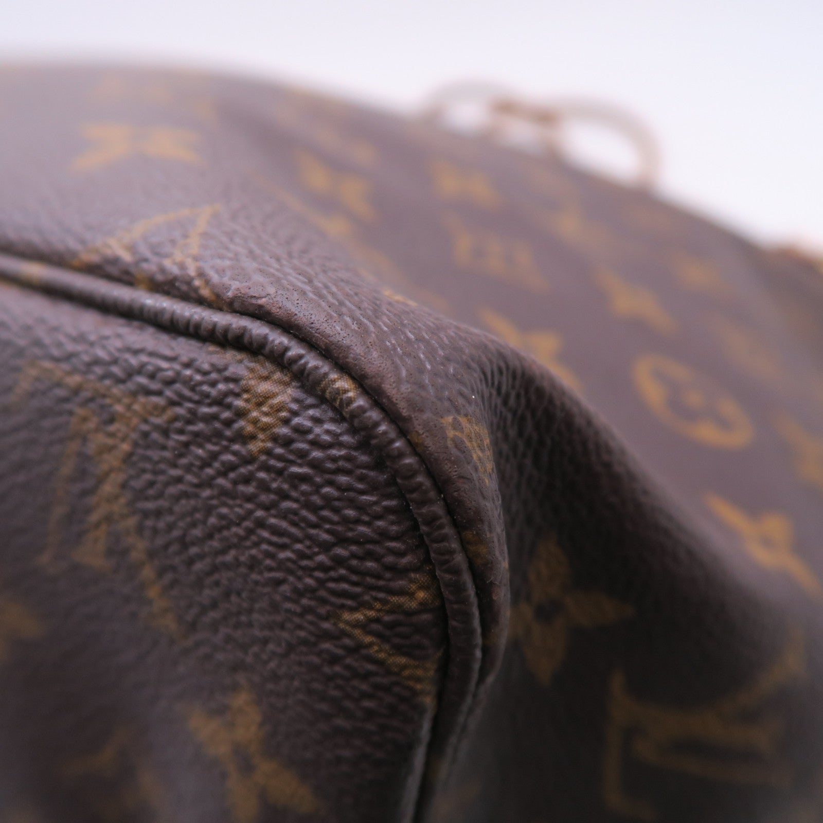 LOUIS VUITTON 【激減優惠】Monogram Neverfull GM金扣手挽袋啡色