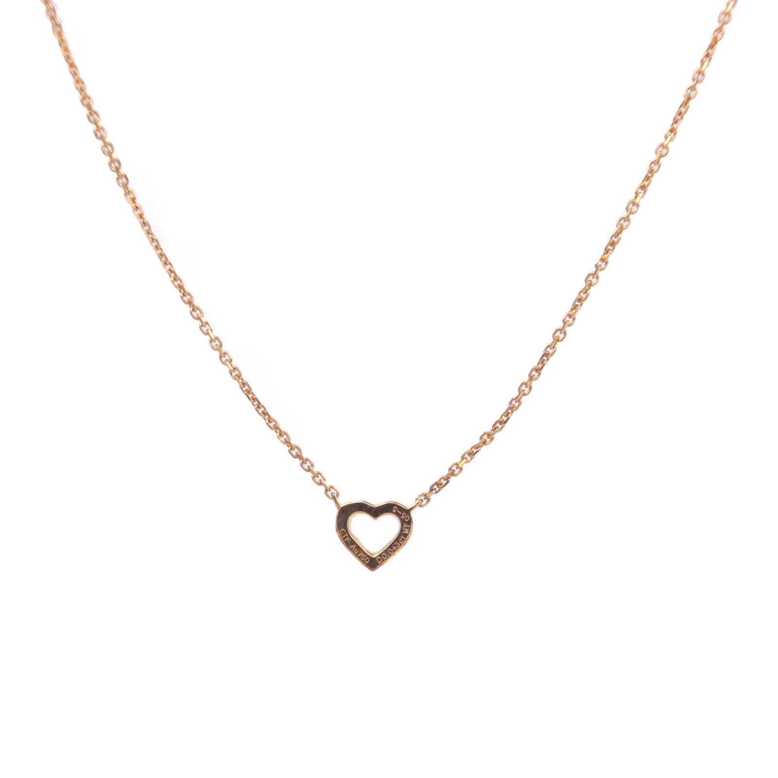 JEWELRY 18K玫瑰金Diamond Necklace鑽石項鍊