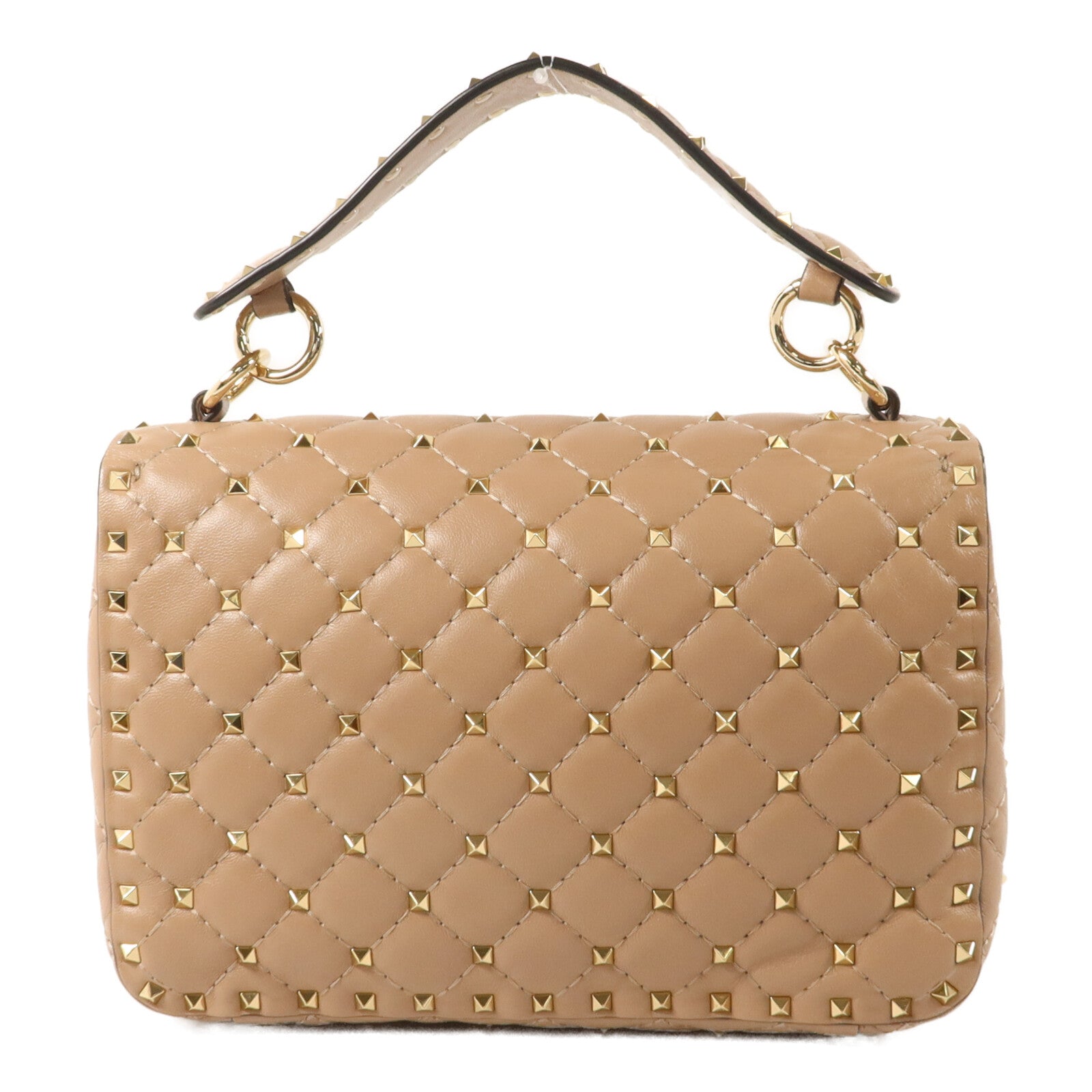 Valentino 羊皮皮革Rockstud Spike手挽肩背兩用袋