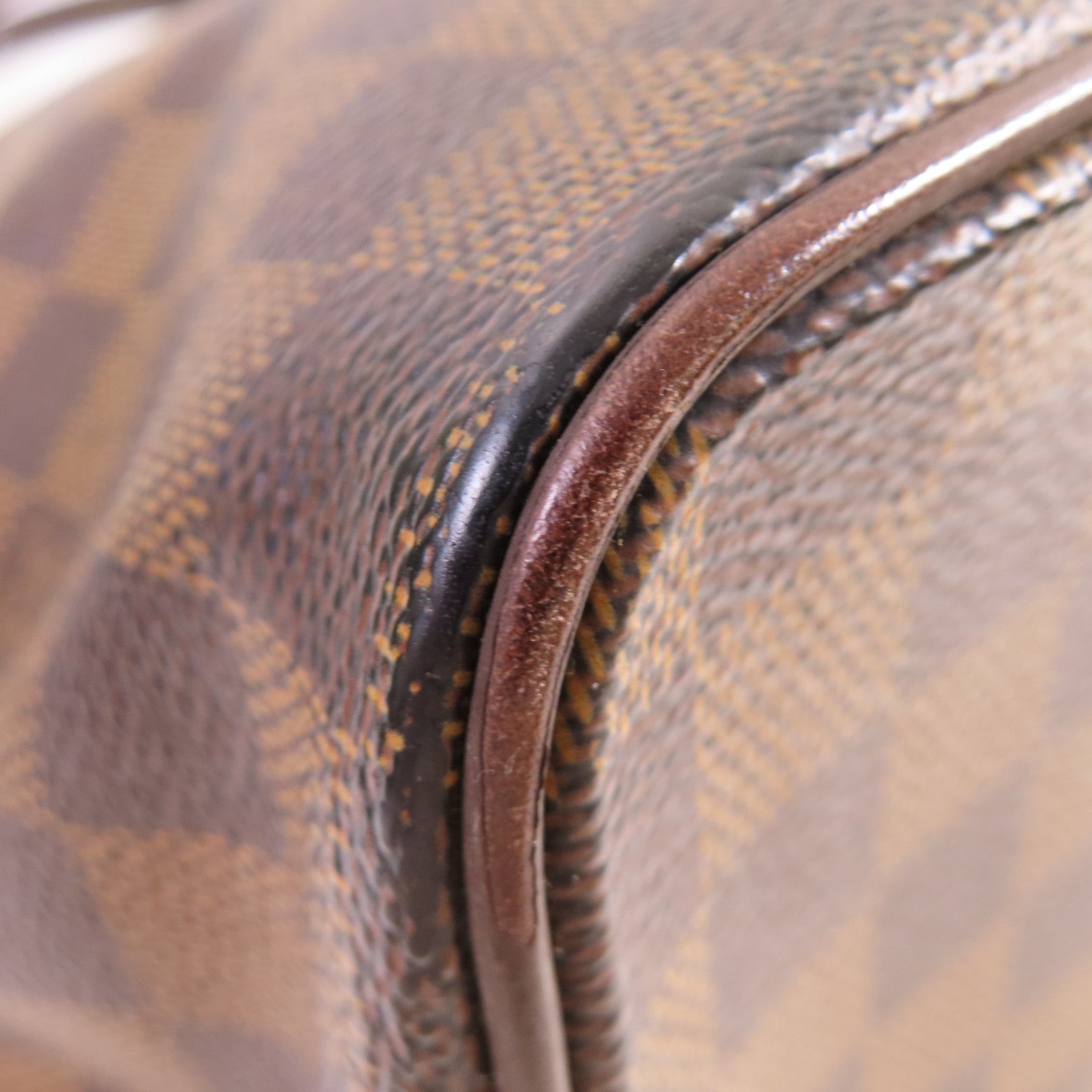 LOUIS VUITTON 【激減優惠】Damier Ebene Saleya PM Tote Bag金扣手挽肩背兩用袋啡色