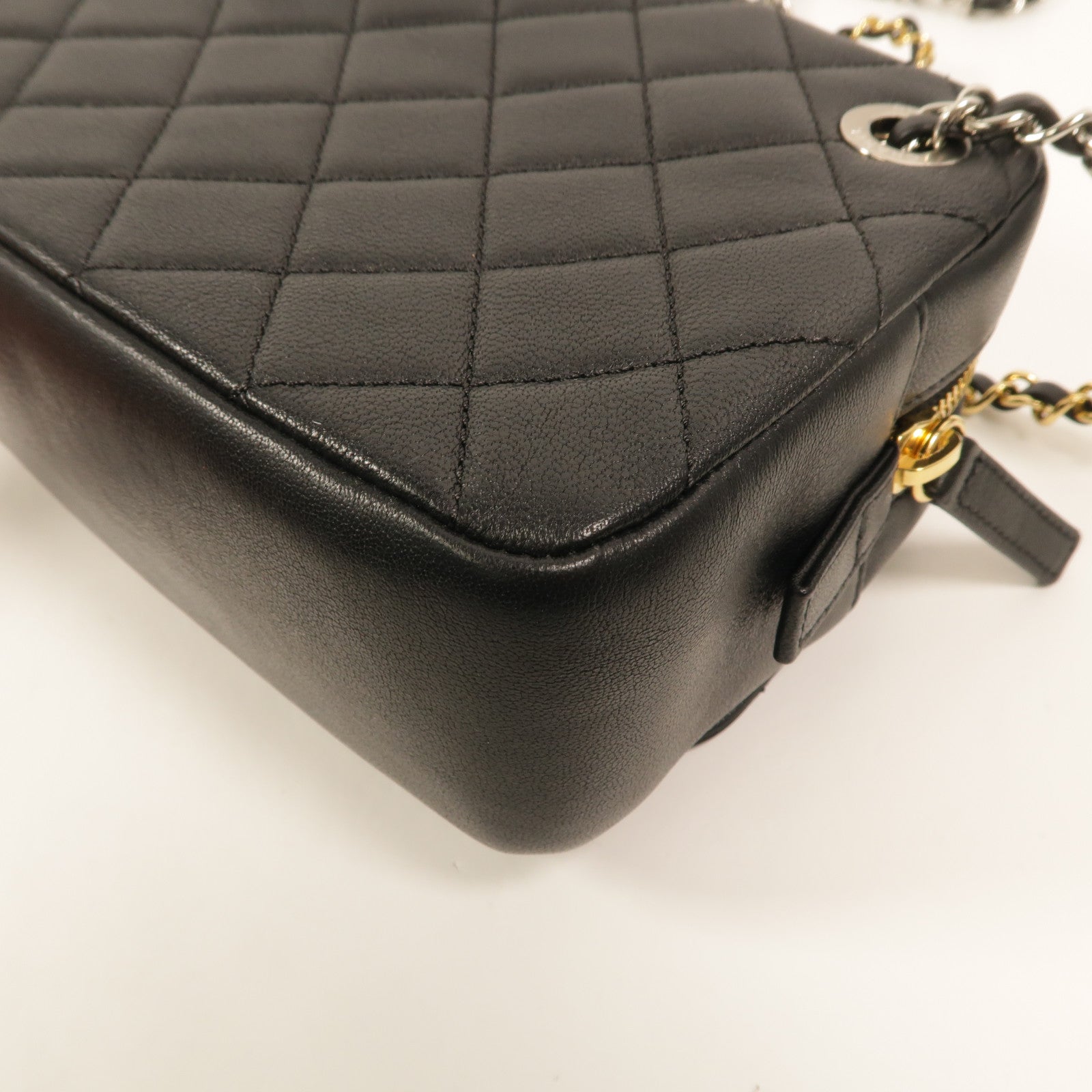 CHANEL 牛皮皮革Shoulder Bag鏈帶肩背袋