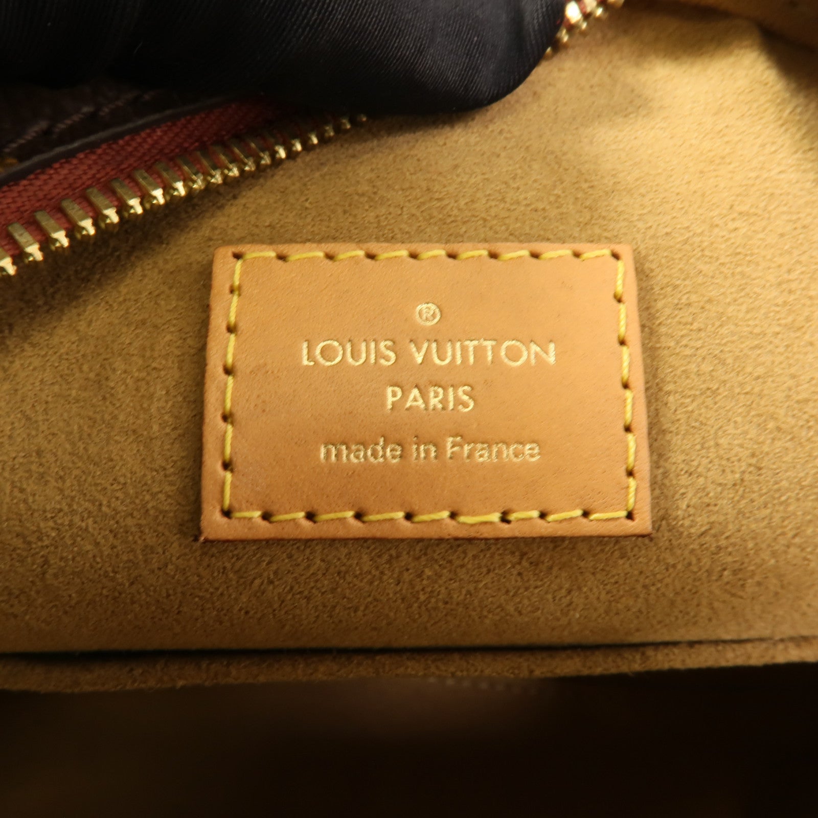 LOUIS VUITTON Monogram Empreinte Vavin PM金扣肩背袋深藍色