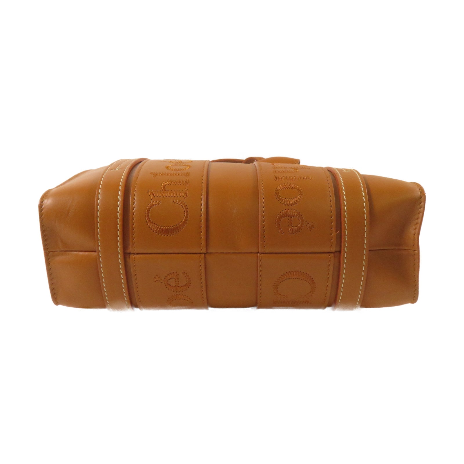 Chloe **【激減優惠】牛皮皮革Tote Bag金扣手挽肩背兩用袋啡色