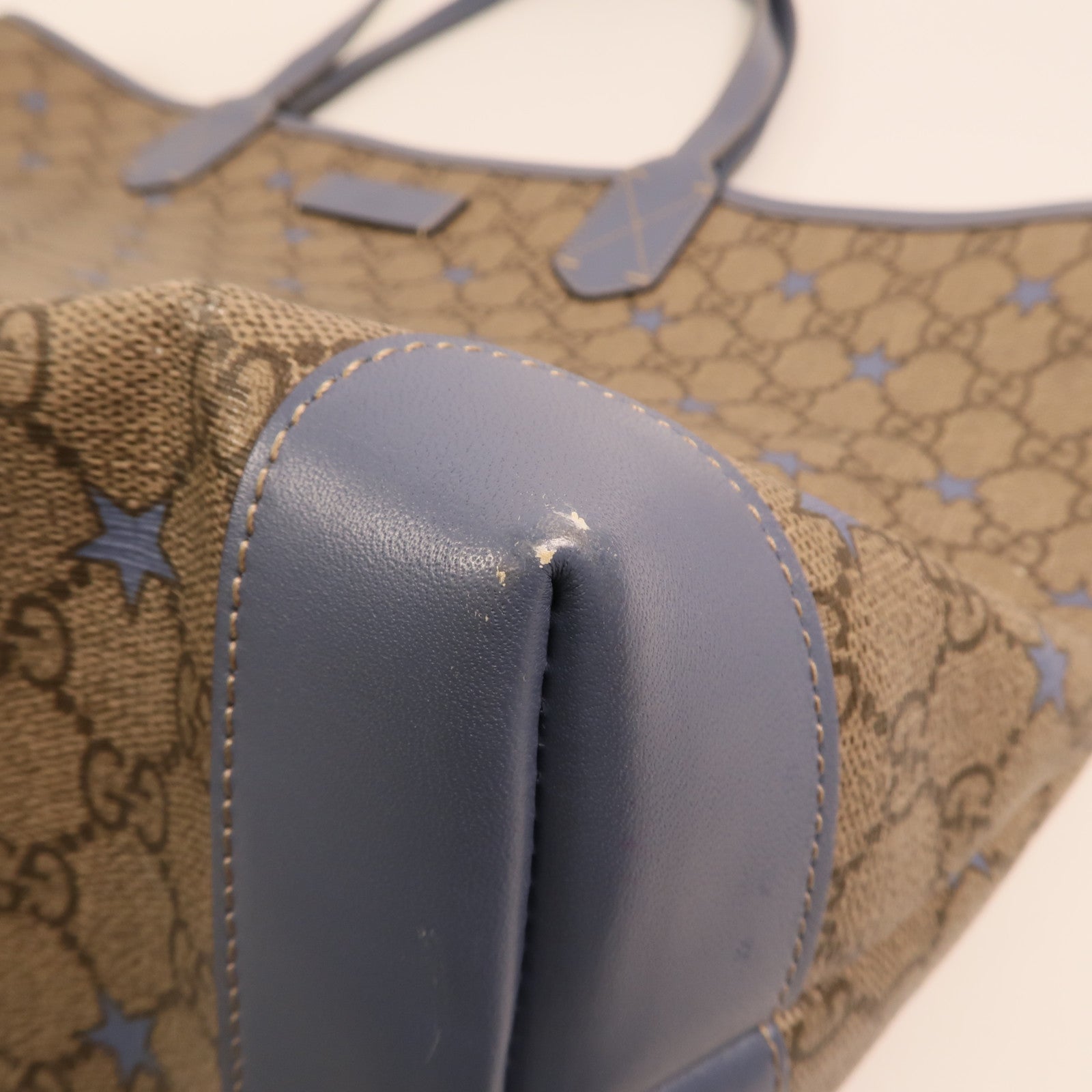 GUCCI 塗層帆布Tote Bag金扣手挽袋