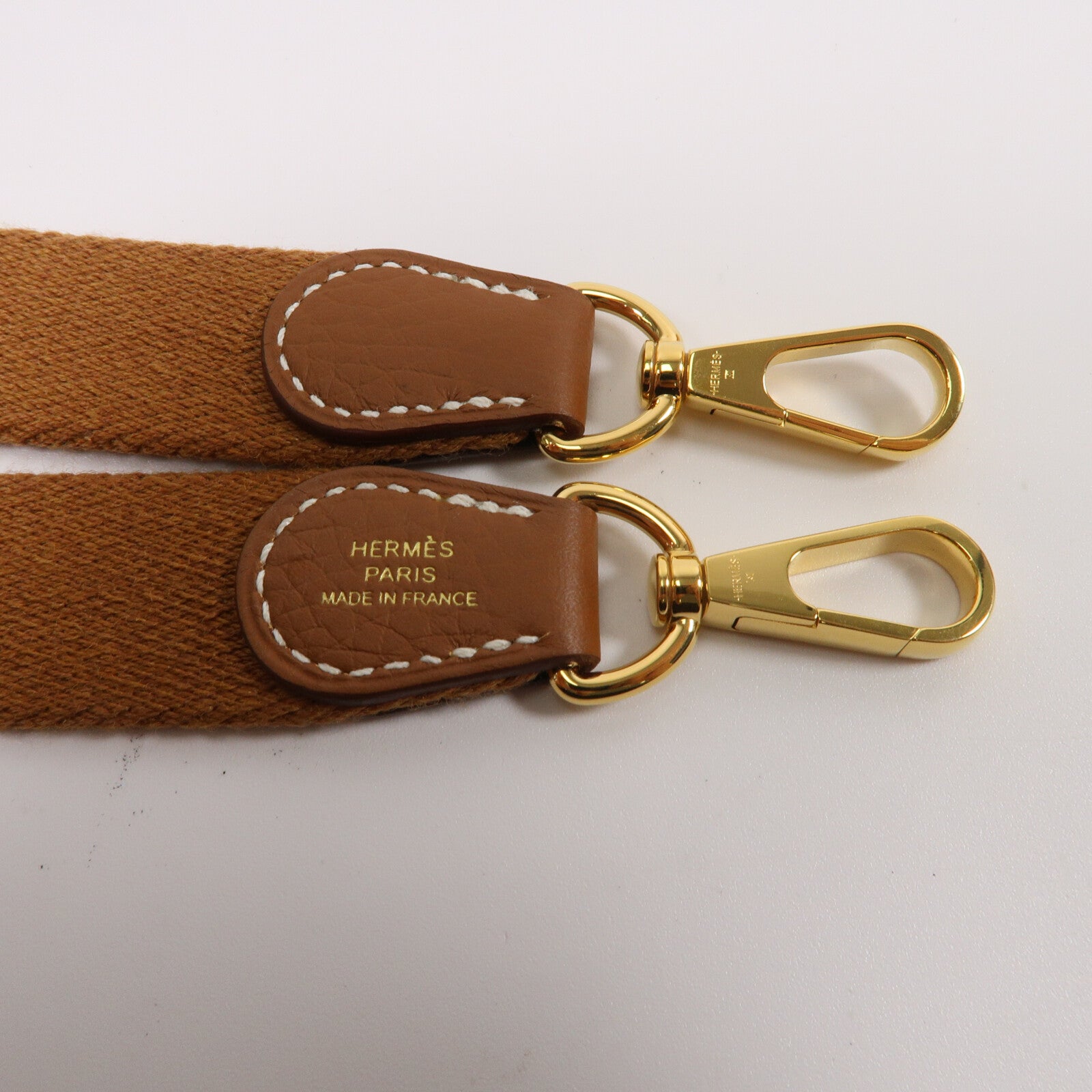 HERMES Clemence皮革Evelyne TPM肩背袋Gold