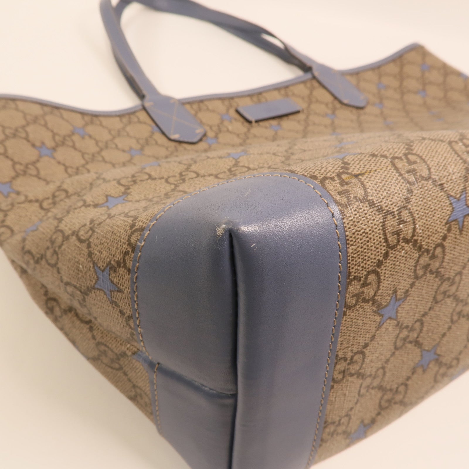 GUCCI 塗層帆布Tote Bag金扣手挽袋