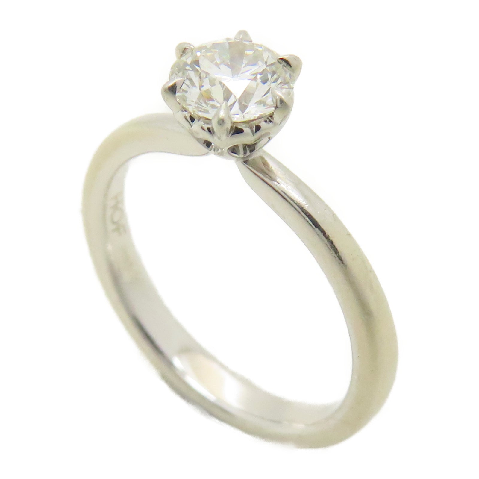 JEWELRY **【激減優惠】PT950鉑金Diamond Ring0.506ct鑽石戒指US#4