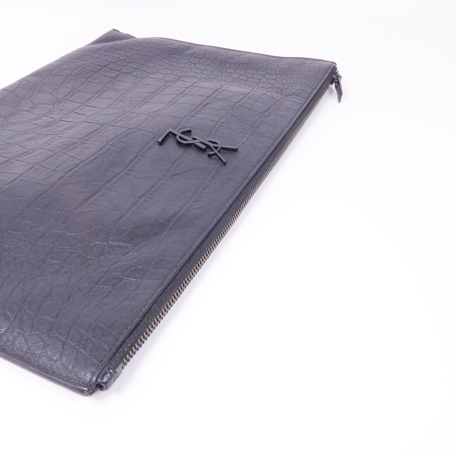 SAINT LAURENT 牛皮皮革Clutch手拿包