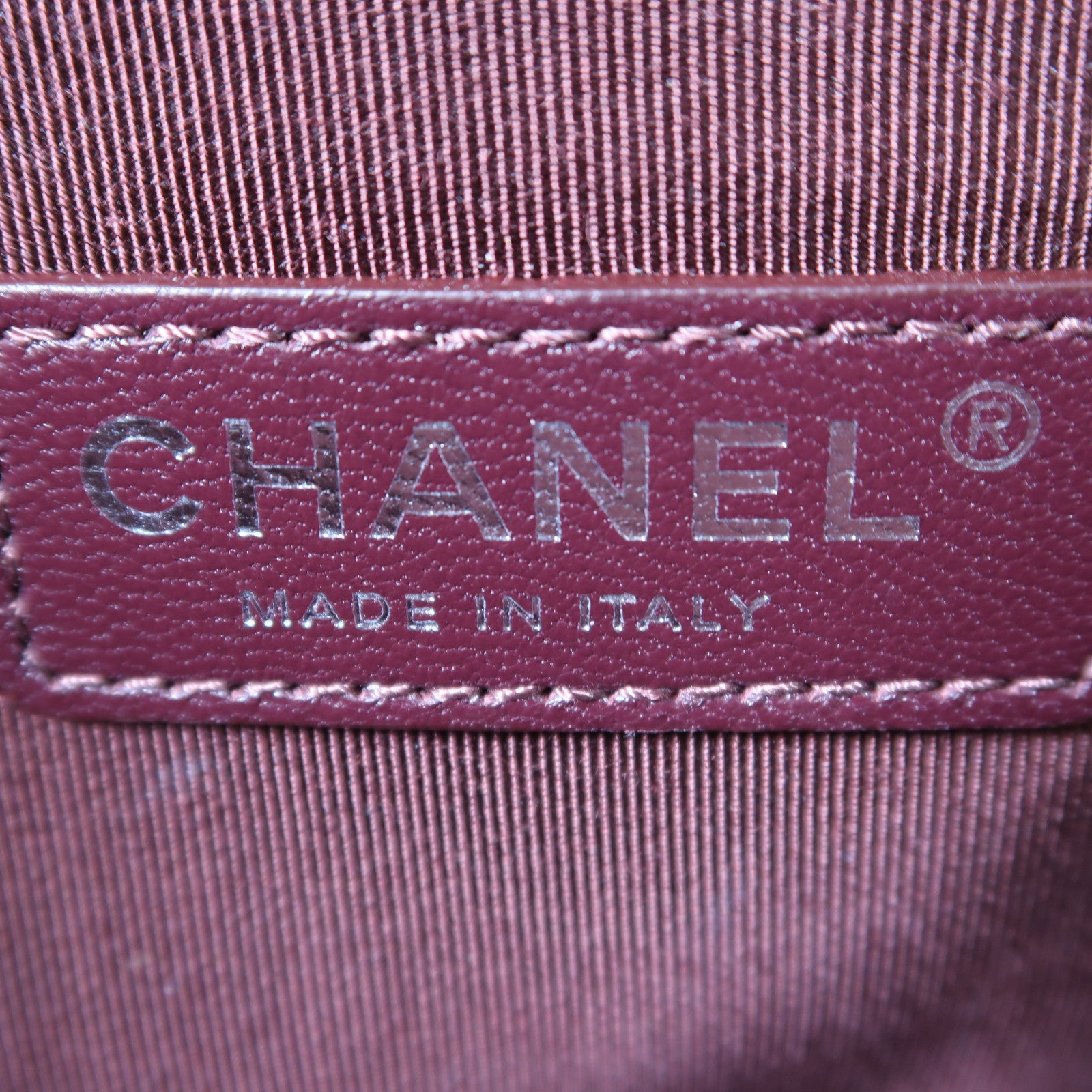CHANEL (PRICE DOWN) Quilted CC SHW Chanel Boy Chain Shoulder Bag Calfskin Leather Black