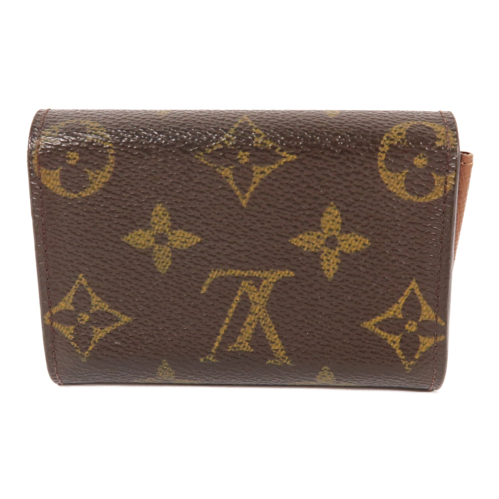 LOUIS VUITTON Monogram Porte Monnaie Plat金扣零錢包