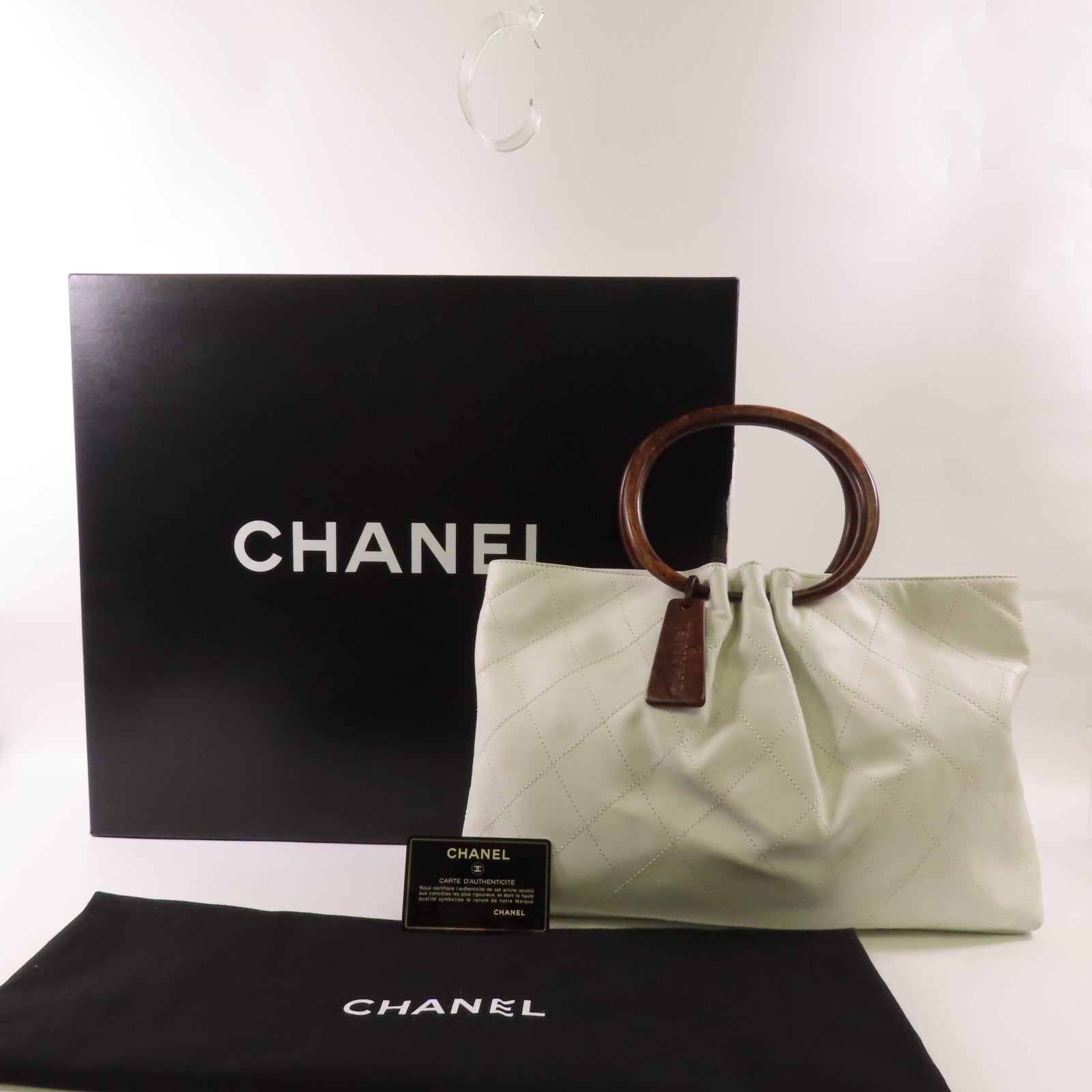 CHANEL 羊皮皮革Handbag手挽袋