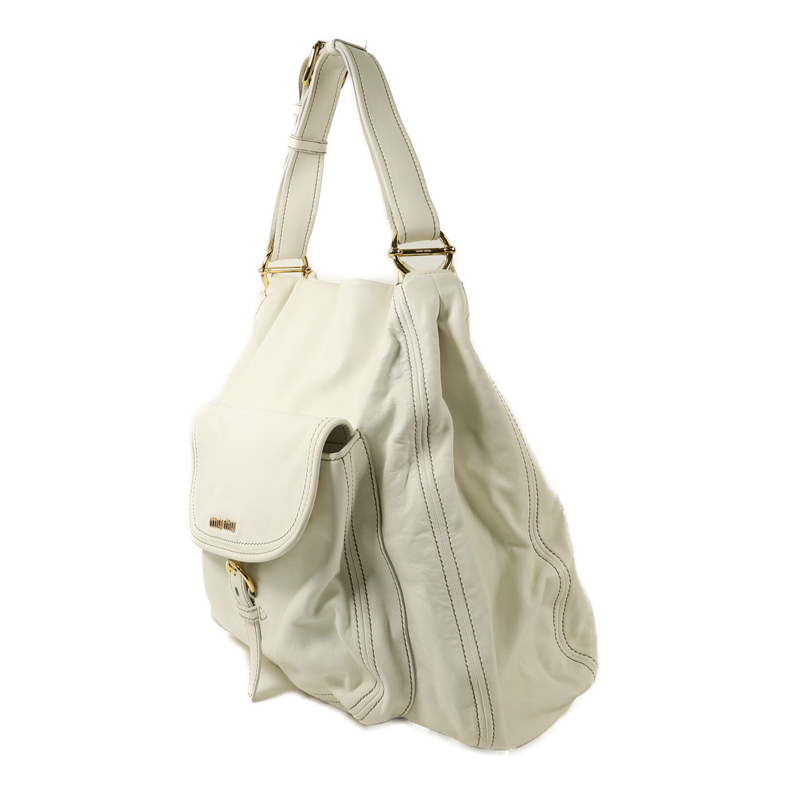 Miu Miu 羊皮皮革Shoulder Bag肩背袋