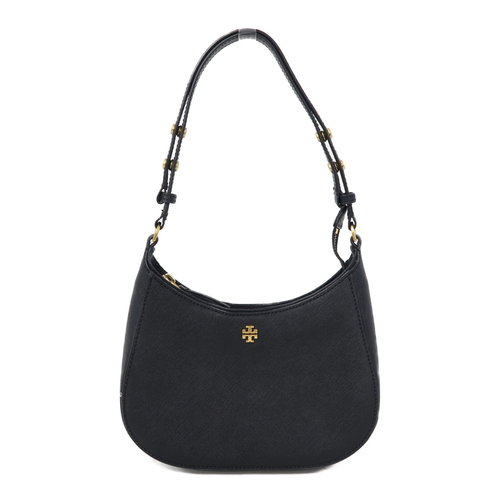 Tory Burch 牛皮皮革Shoulder Bag金扣肩背袋黑色