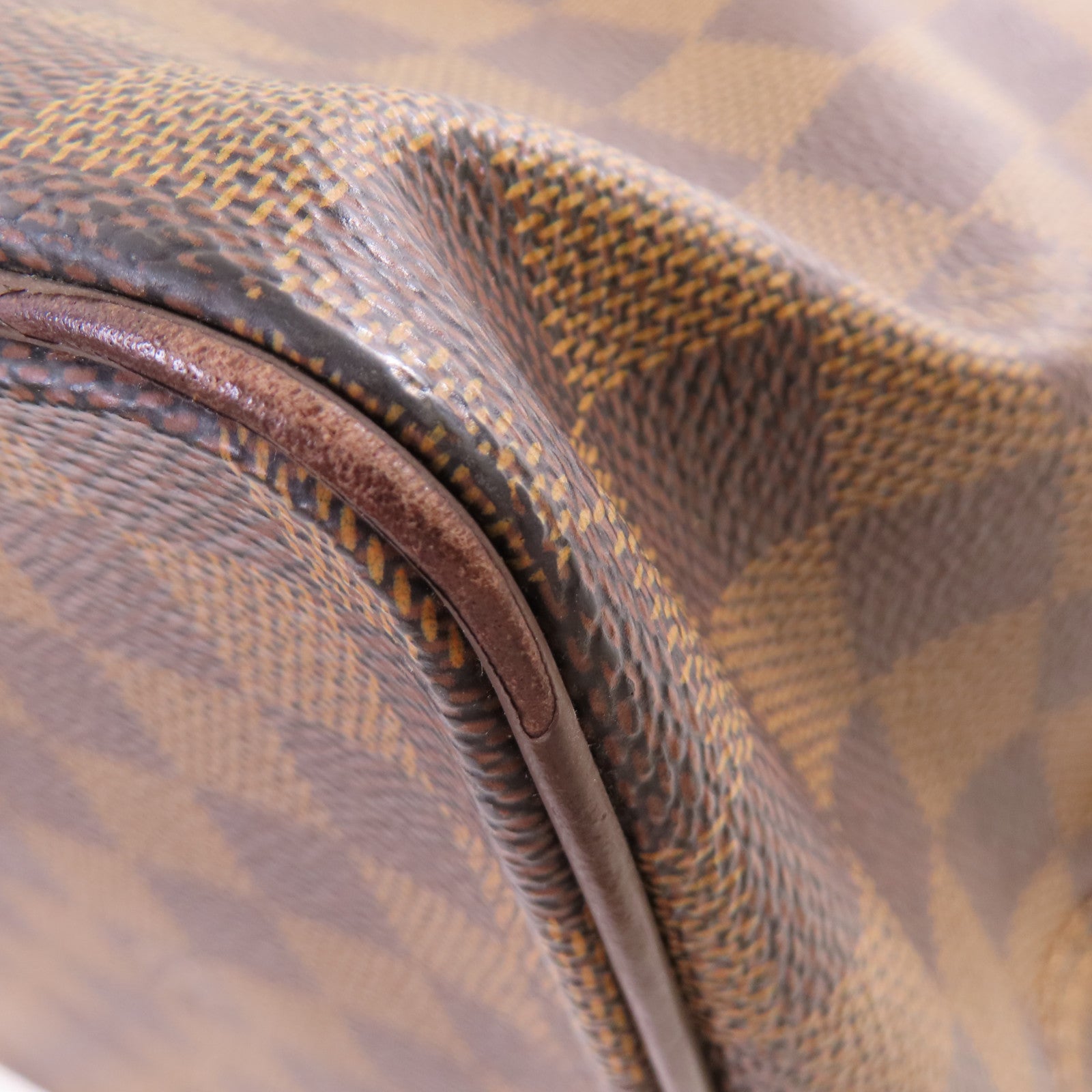LOUIS VUITTON 【激減優惠】Damier Ebene Saleya PM Tote Bag金扣手挽肩背兩用袋啡色