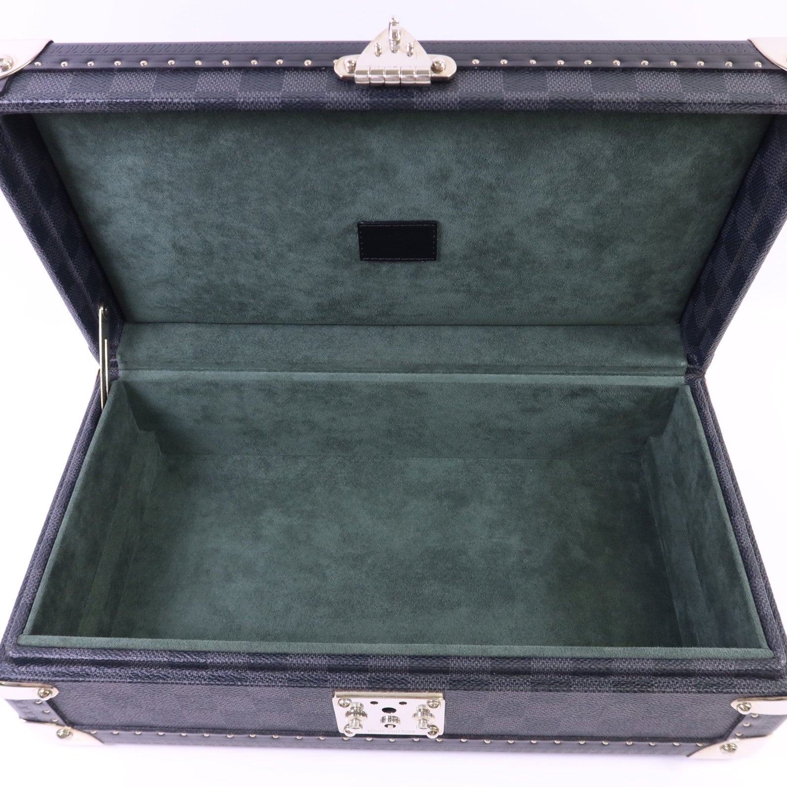 LOUIS VUITTON Damier Graphite Coffret 8 Montres銀扣手錶收納盒