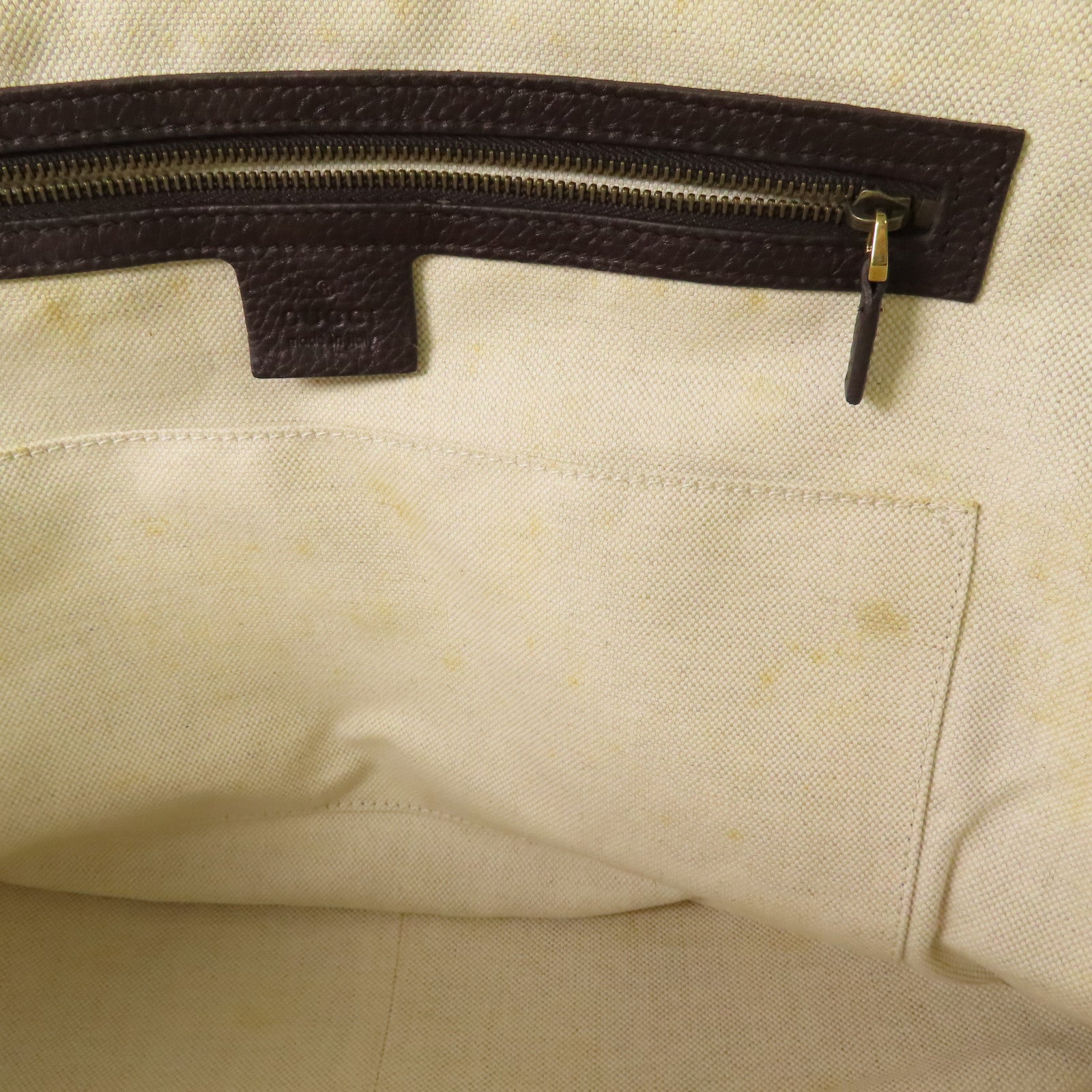 GUCCI 帆布/牛皮皮革Double G Boston Bag金扣波士頓包