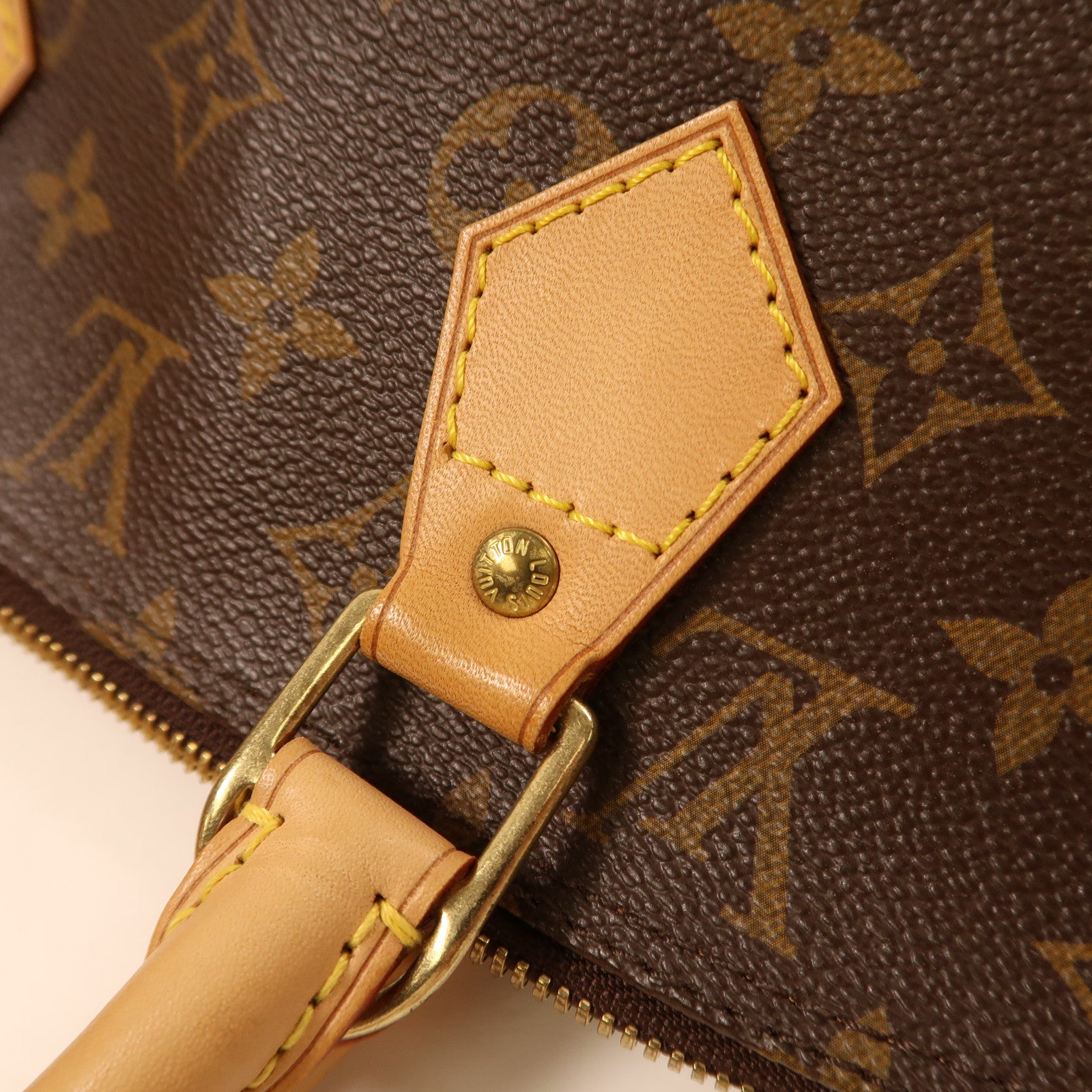 LOUIS VUITTON Monogram Alma PM金扣手挽袋啡色