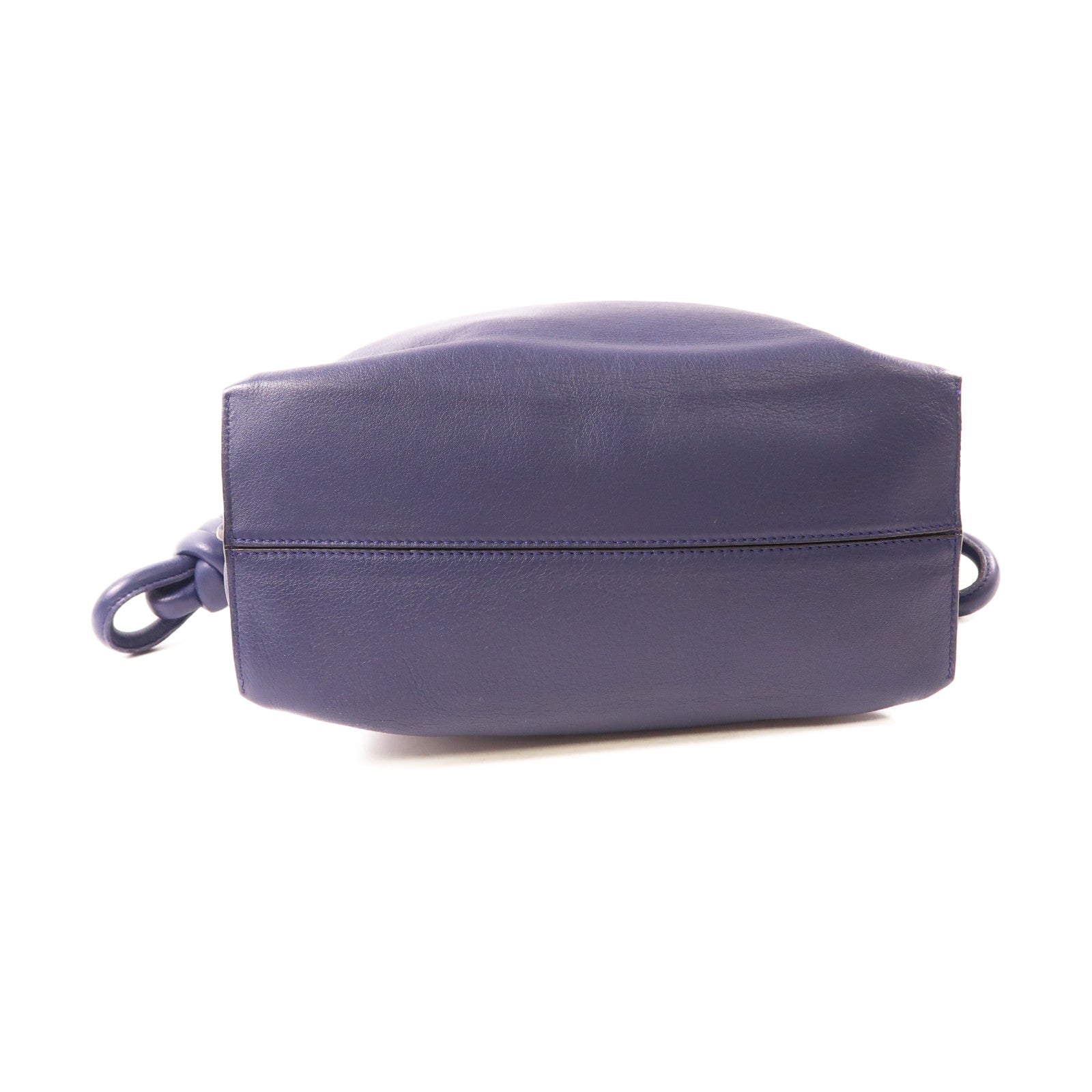 LOEWE 牛皮皮革Flamenco銀扣肩背袋