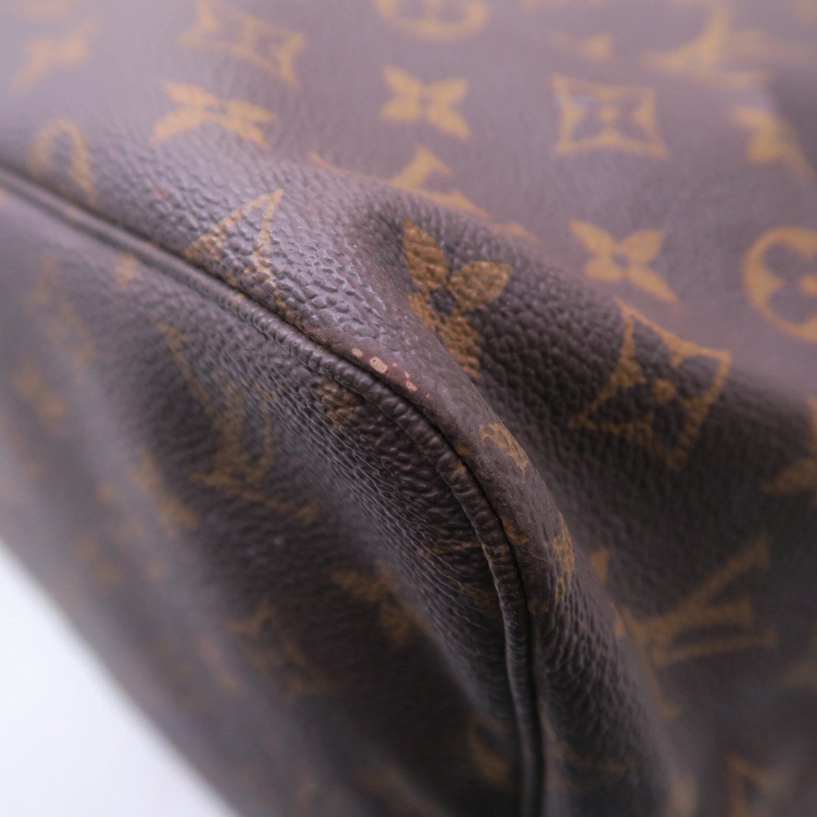 LOUIS VUITTON 【激減優惠】Monogram Neverfull GM金扣手挽袋啡色