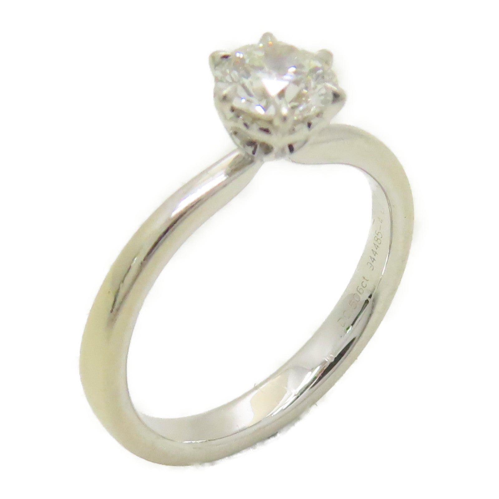JEWELRY **【激減優惠】PT950鉑金Diamond Ring0.506ct鑽石戒指US#4