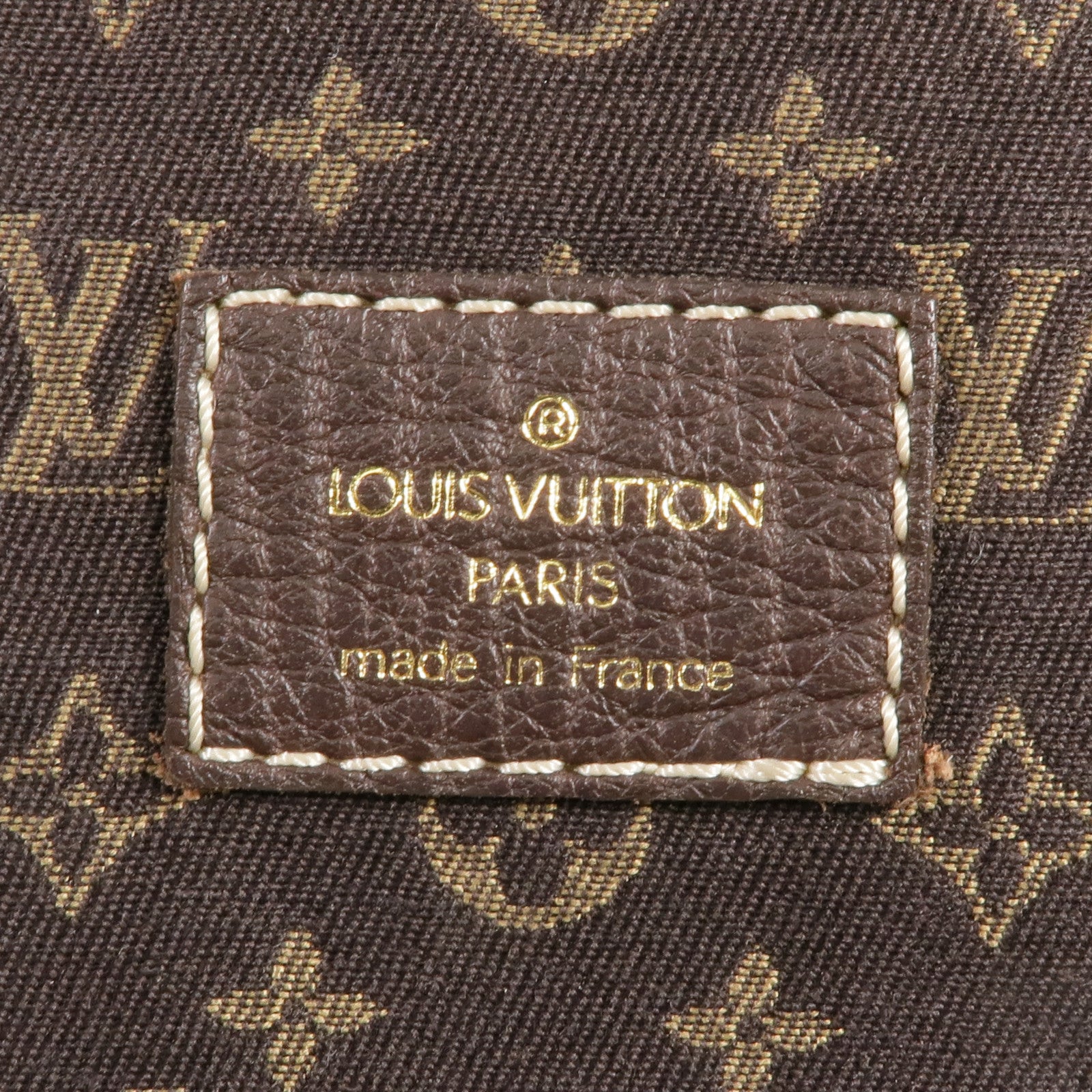 LOUIS VUITTON Monogram Mini Lin Saumur 30金扣肩背袋