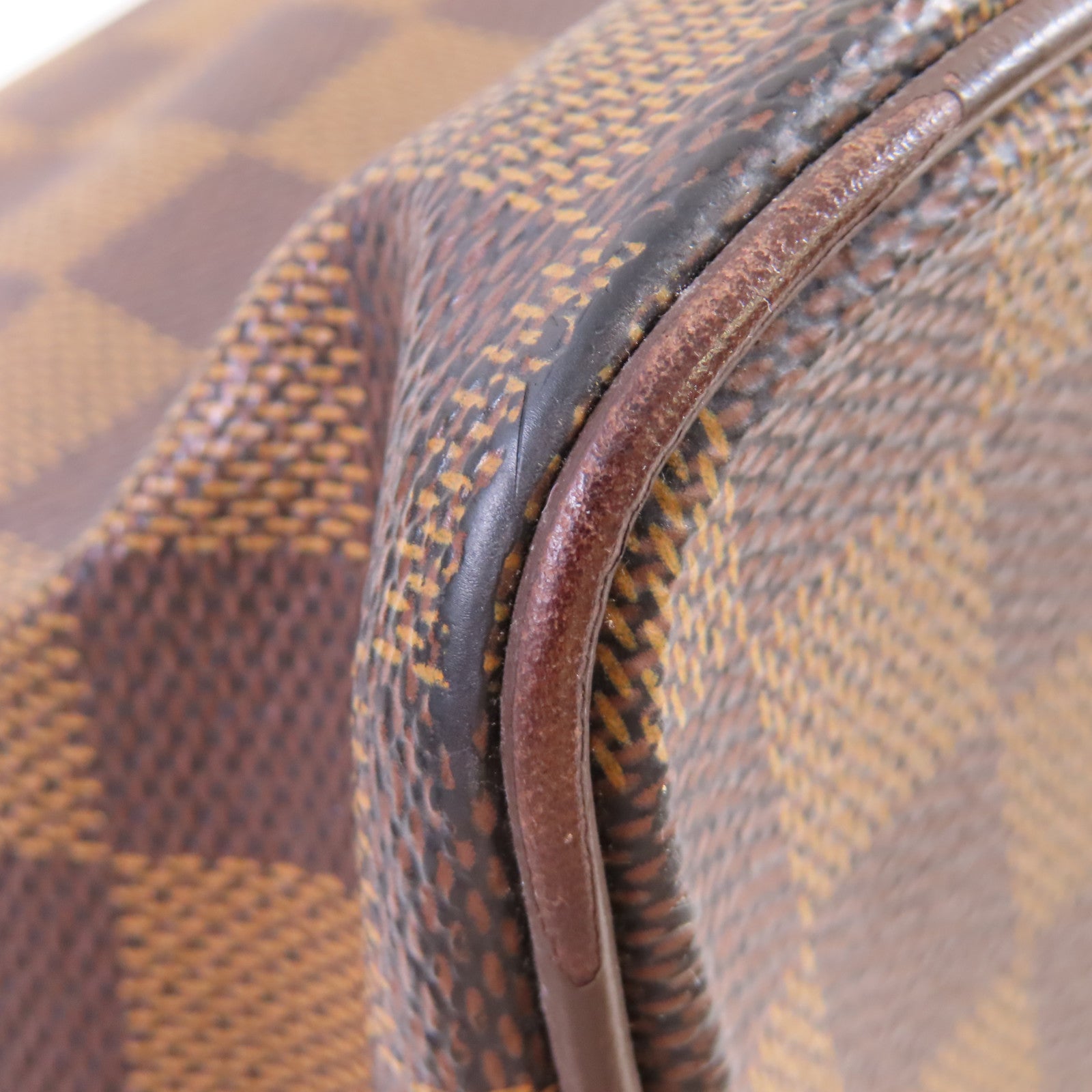 LOUIS VUITTON 【激減優惠】Damier Ebene Saleya PM Tote Bag金扣手挽肩背兩用袋啡色