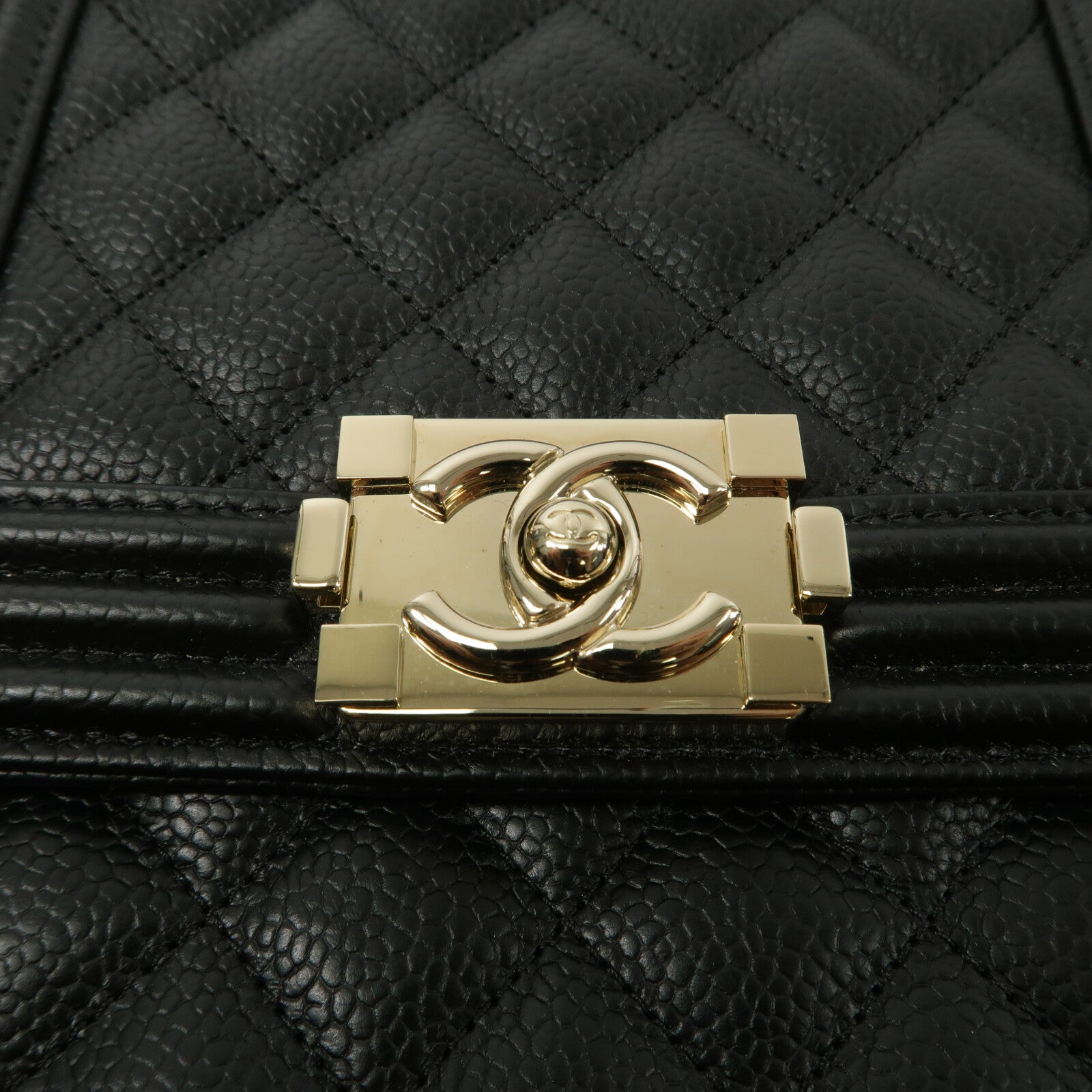 CHANEL 牛皮皮革North Souuth Boy鏈帶肩背袋